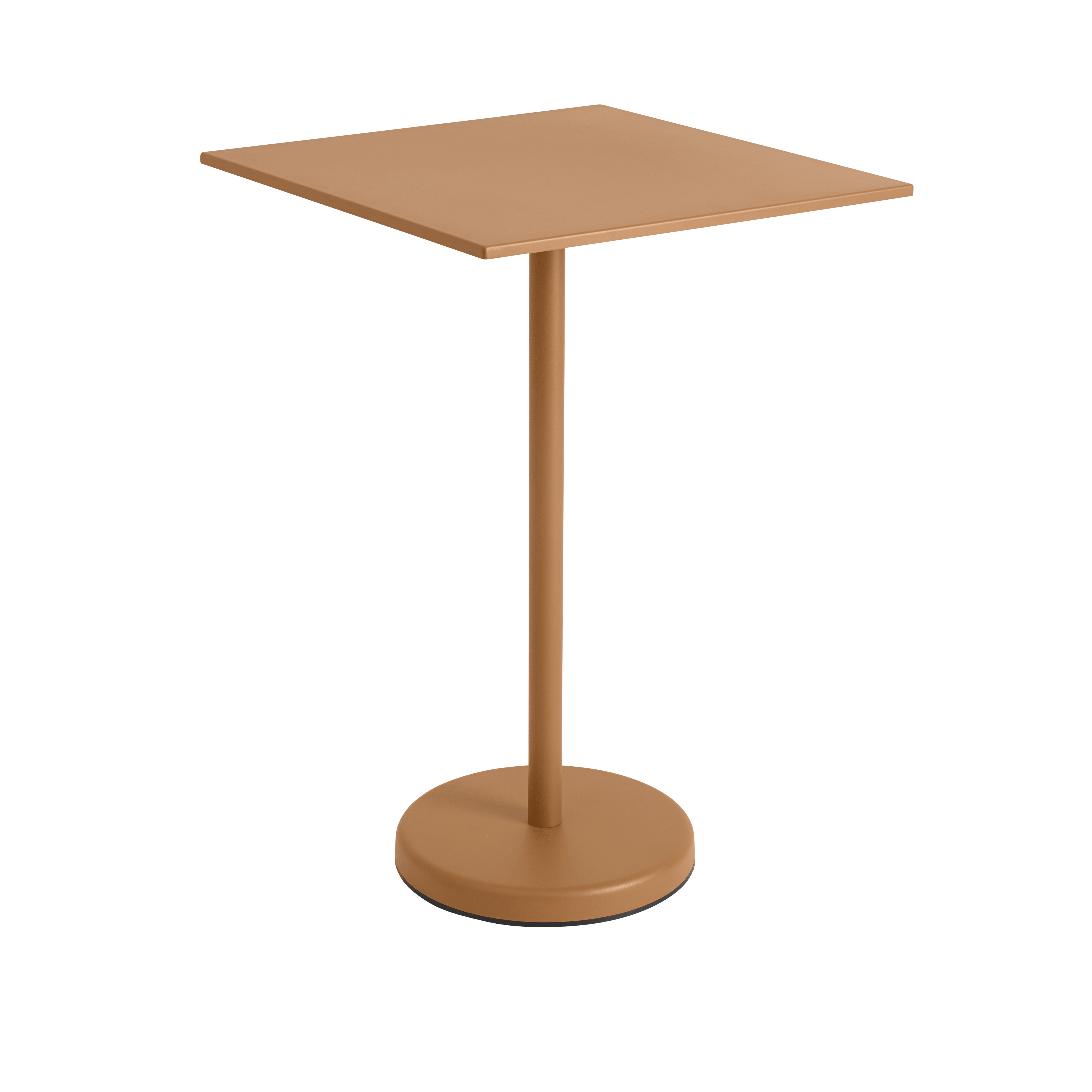 Barhocker-Tisch LINEAR orange Stahl