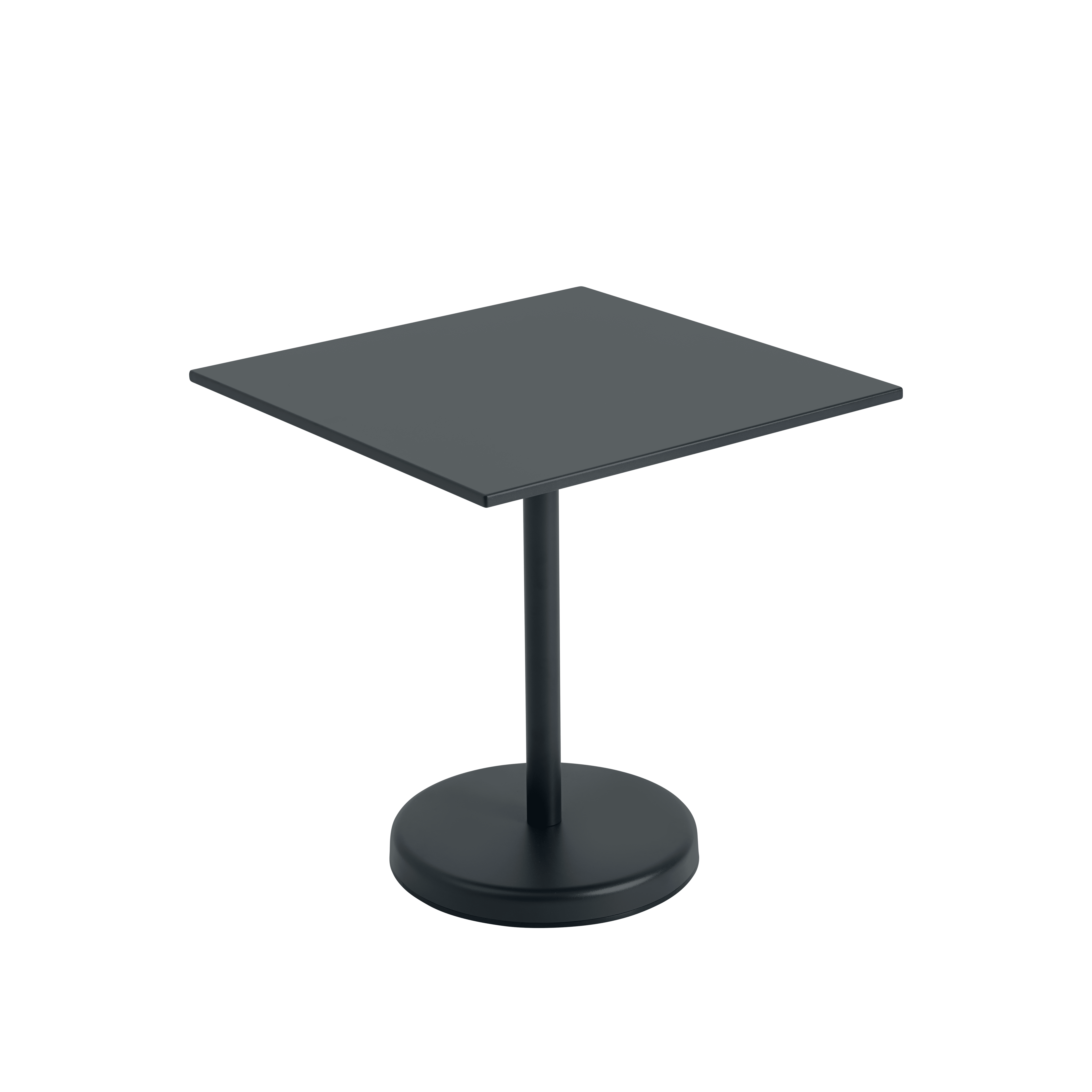 Outdoor bar table LINEAR black steel