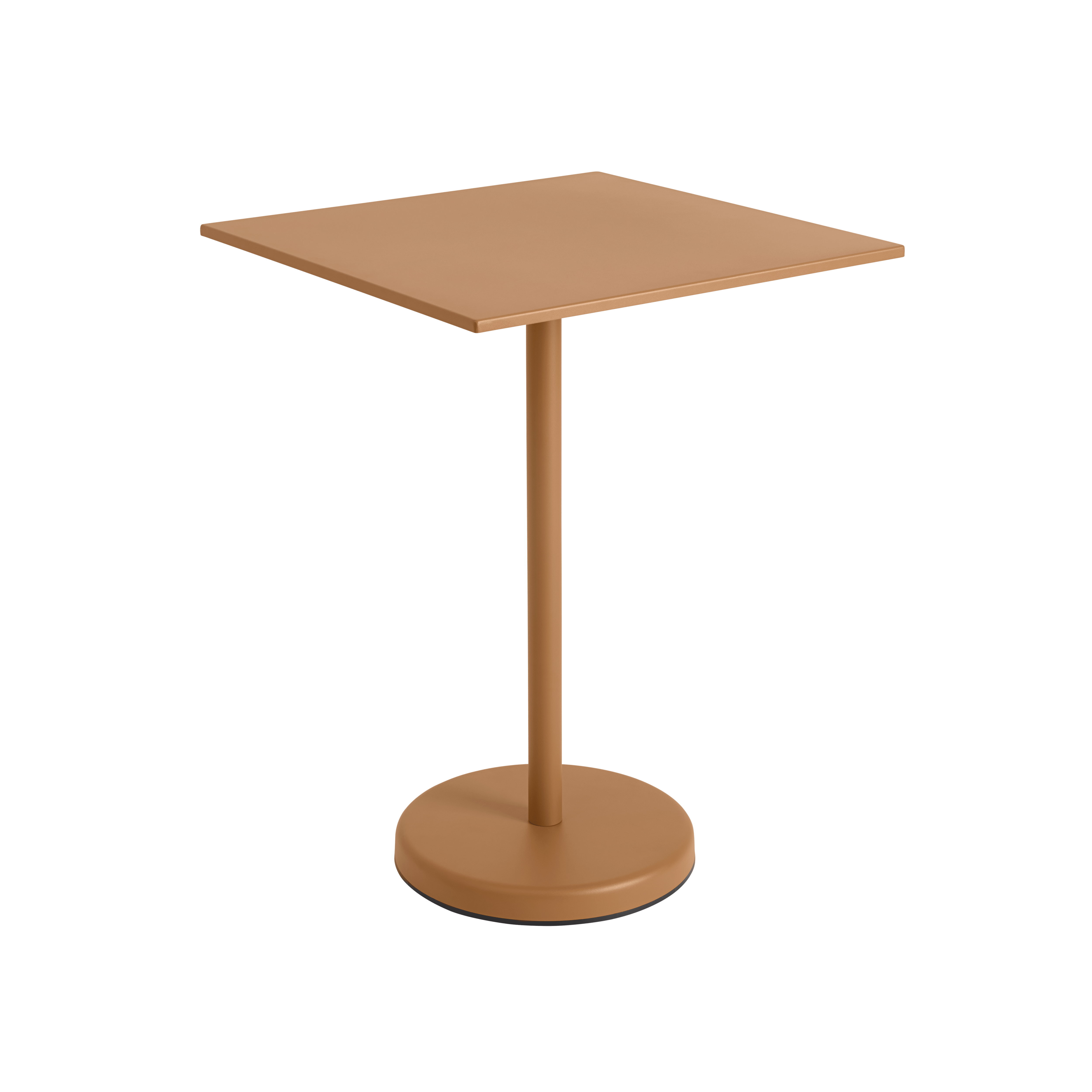 Barhocker-Tisch LINEAR orange Stahl