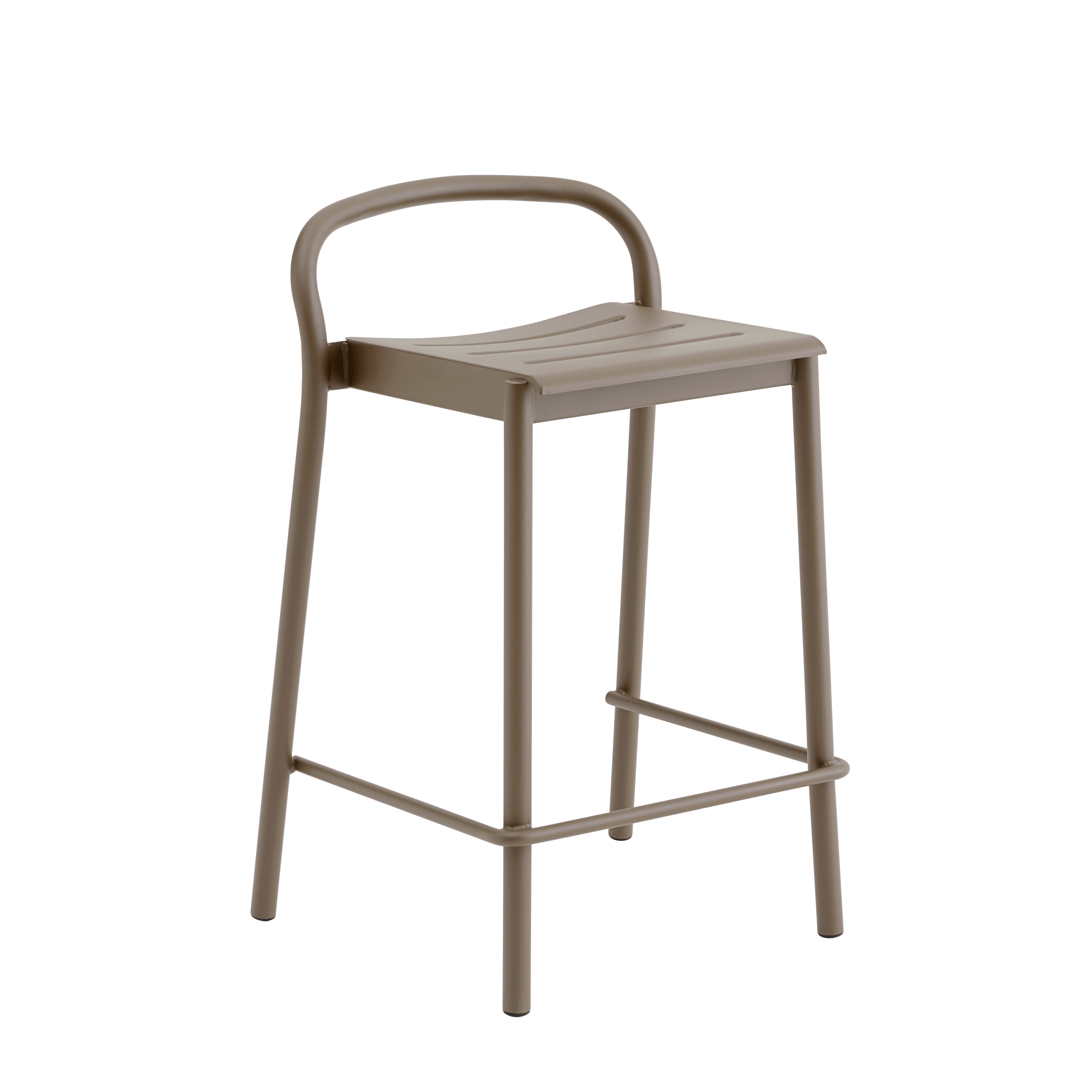 Hoker zewnętrzny LINEAR taupe stal