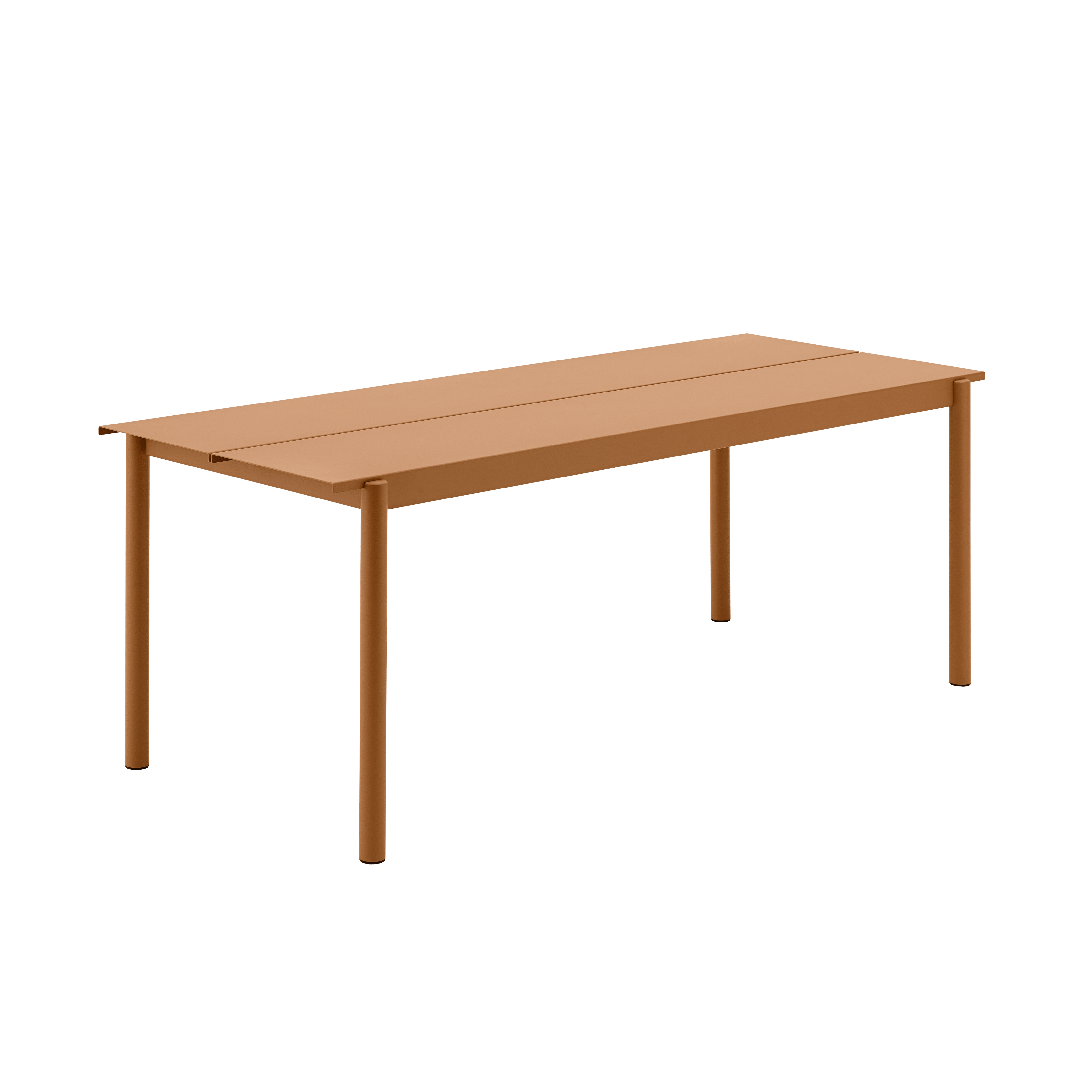 Stół zewnętrzny LINEAR pomarańczowa stal
