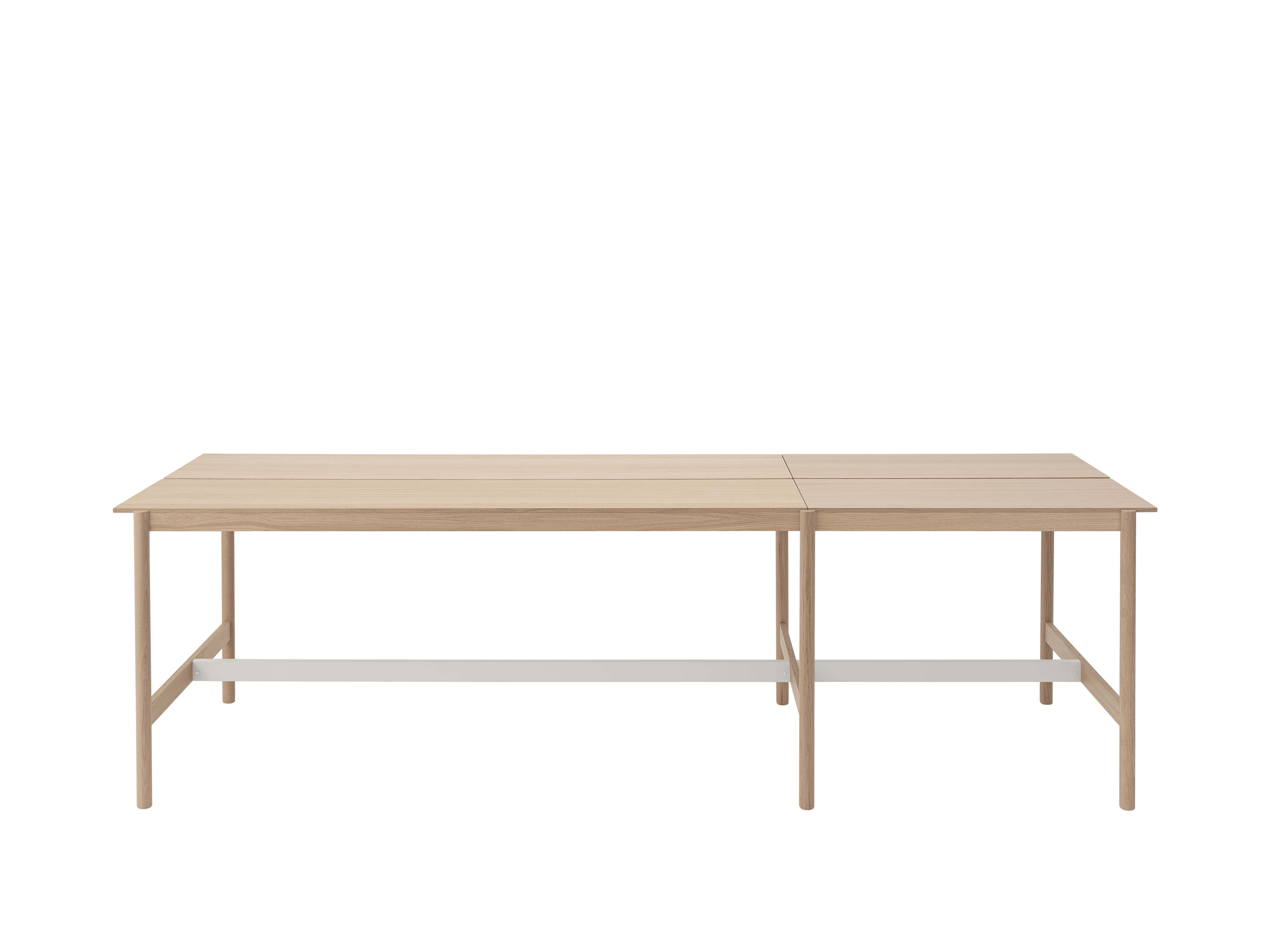 Bürotisch LINEAR SYSTEM HIGH - KONFIGURATION 1 Eichenfurnier