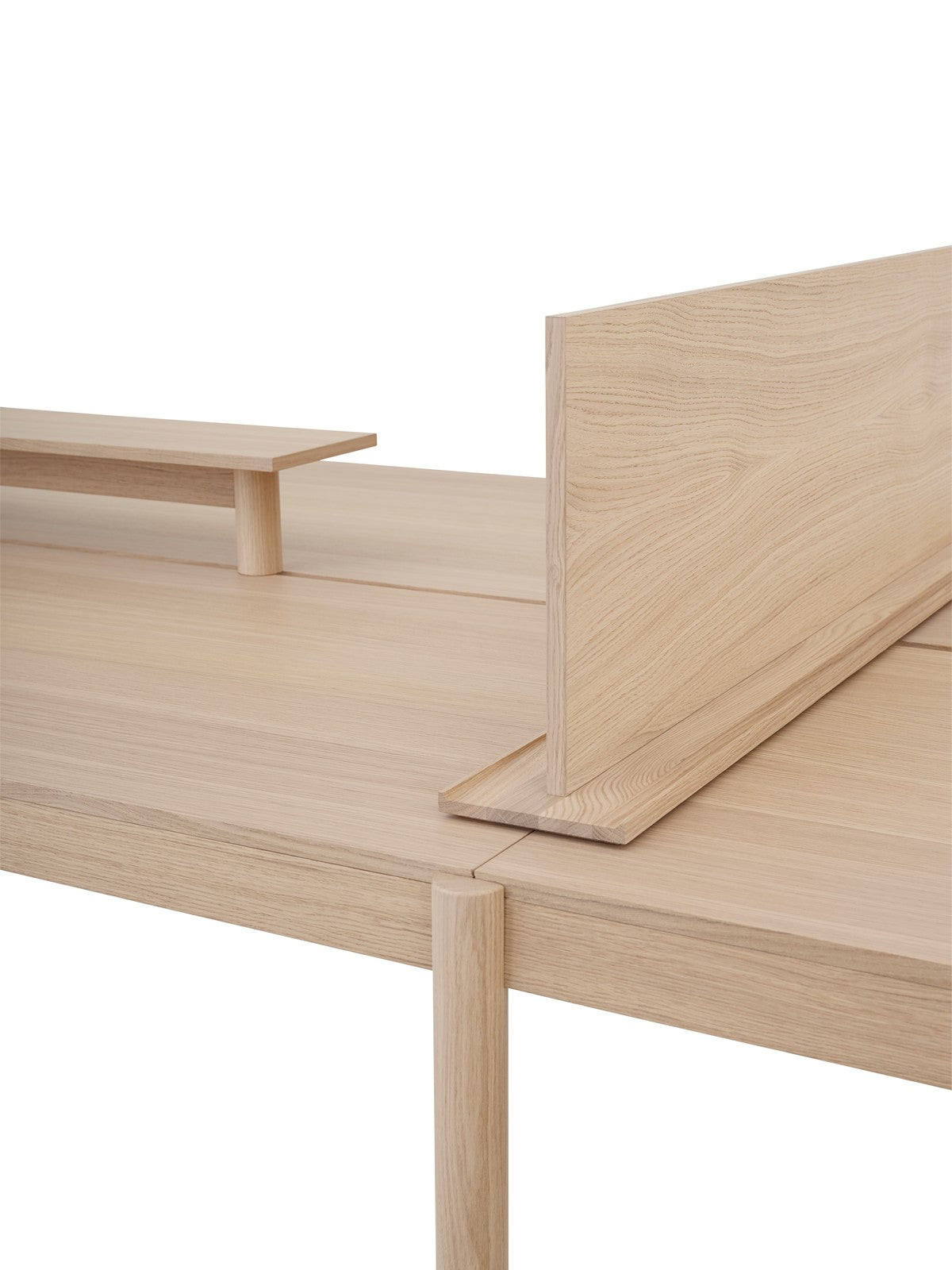 Stół biurowy LINEAR SYSTEM - KONFIGURACJA 1 fornir dębowy