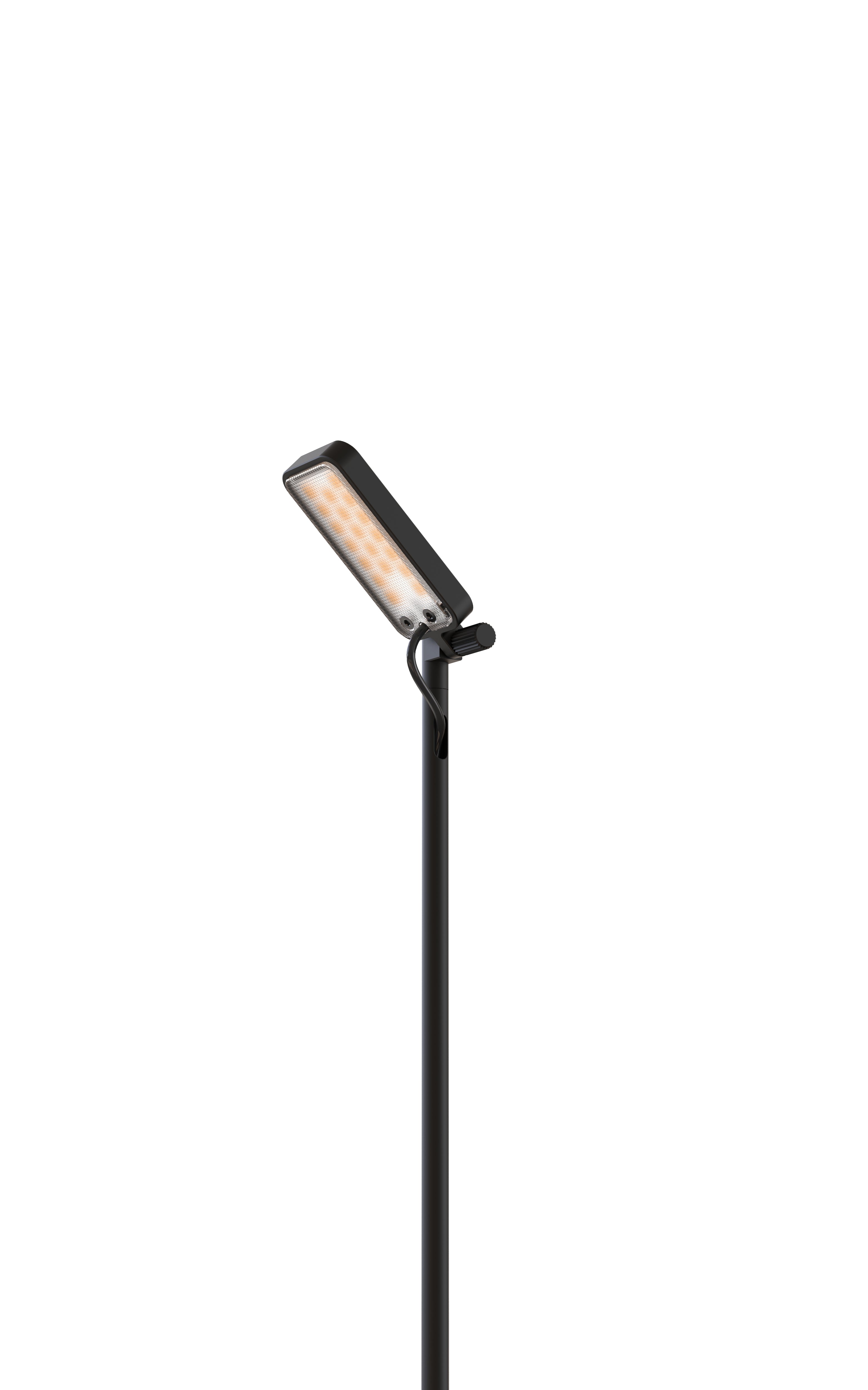 Lampa stojąca zewnętrzna pojedyncza FLIA czarny