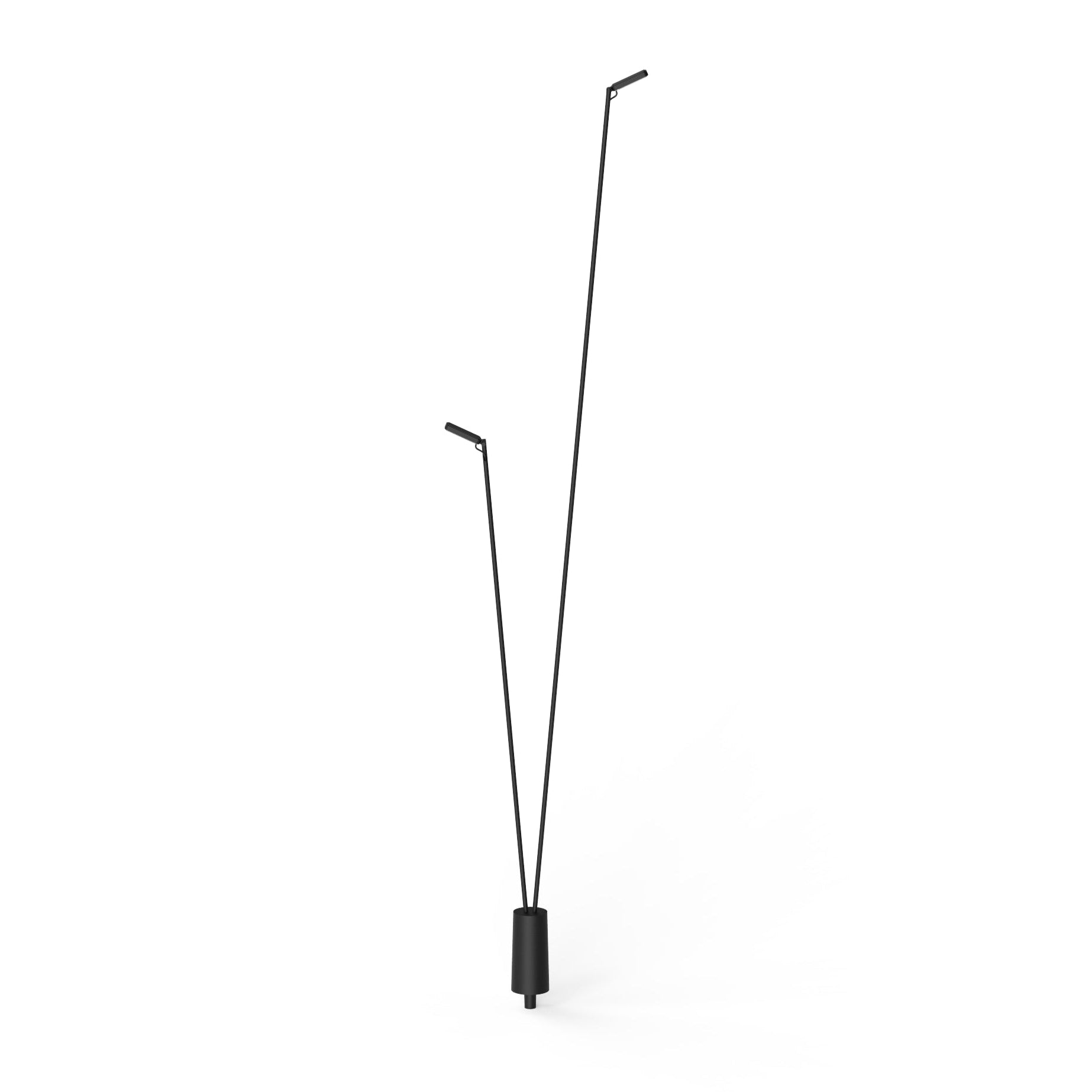 Lampa stojąca zewnętrzna wieloramienna FLIA czarny