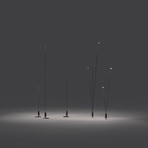 Lampa stojąca zewnętrzna wieloramienna FLIA czarny