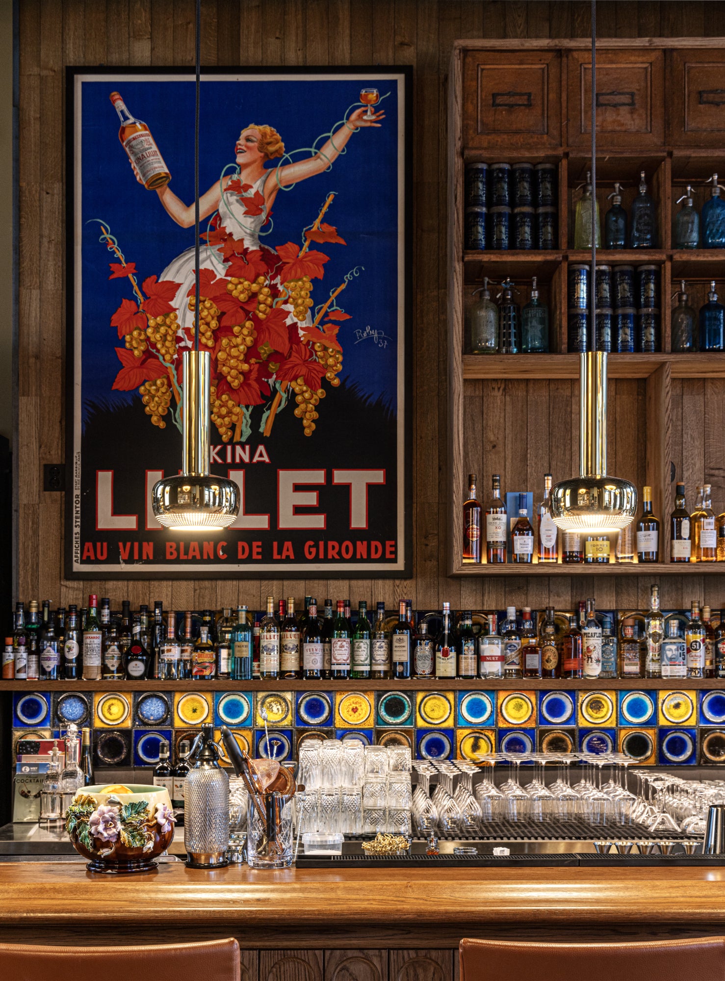 Lampa wisząca VL 56 polerowany mosiądz