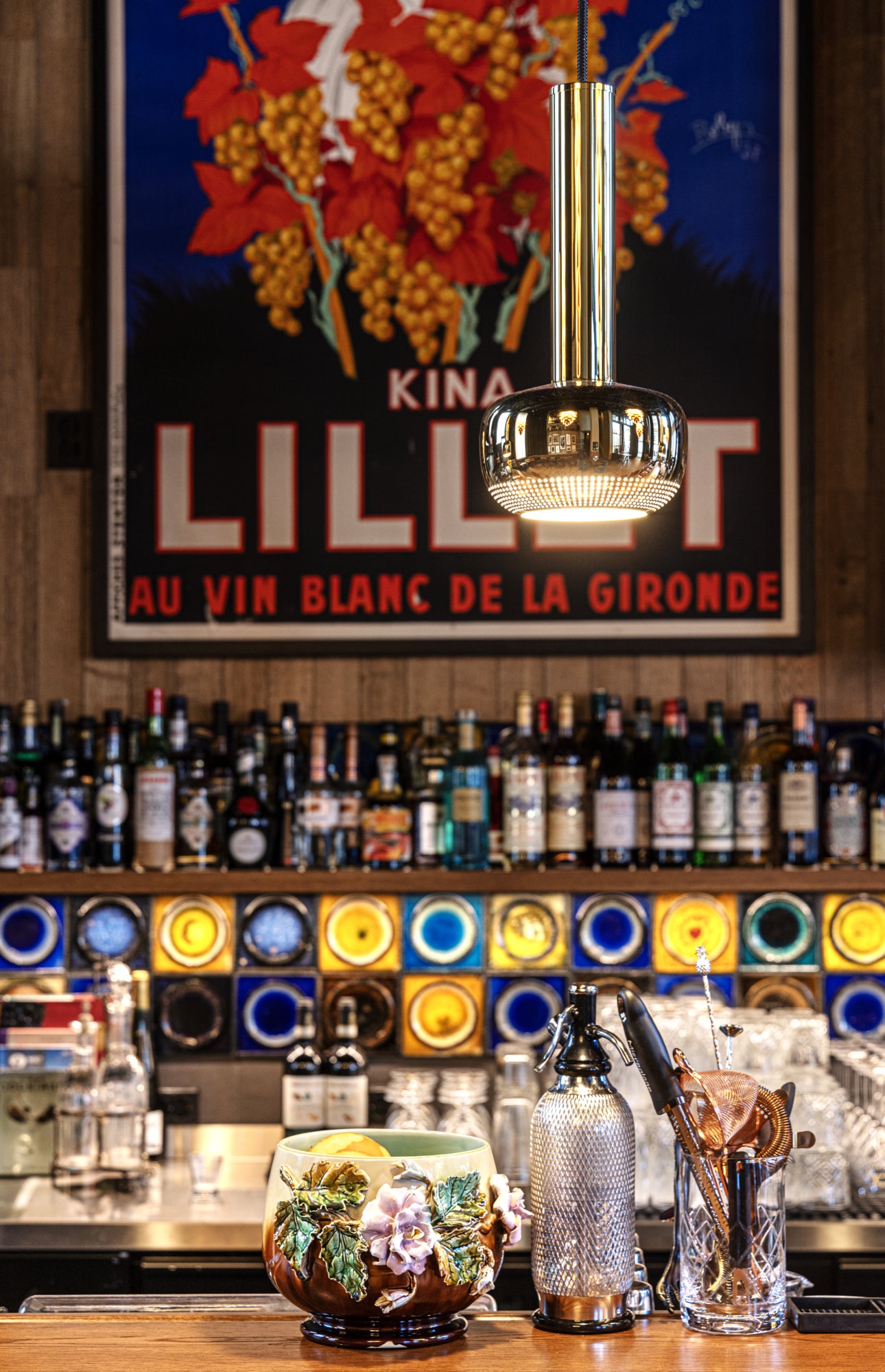 Lampa wisząca VL 56 polerowany mosiądz