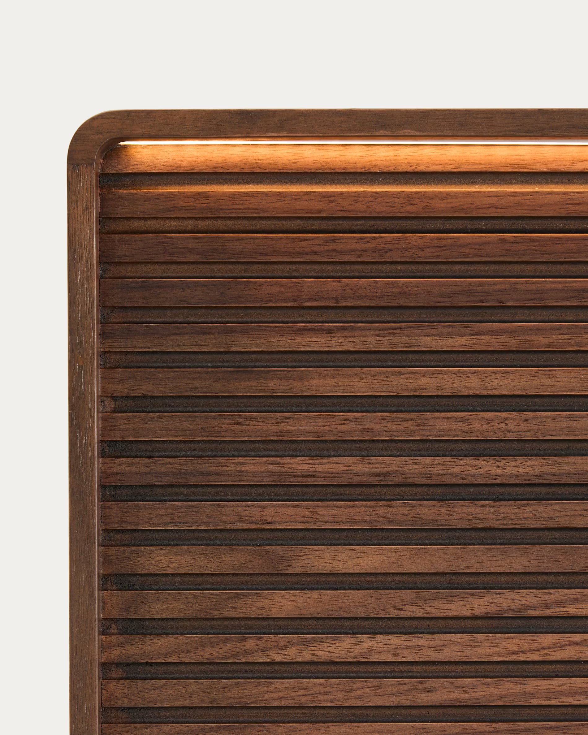NORLEN headboard dark brown walnut veneer