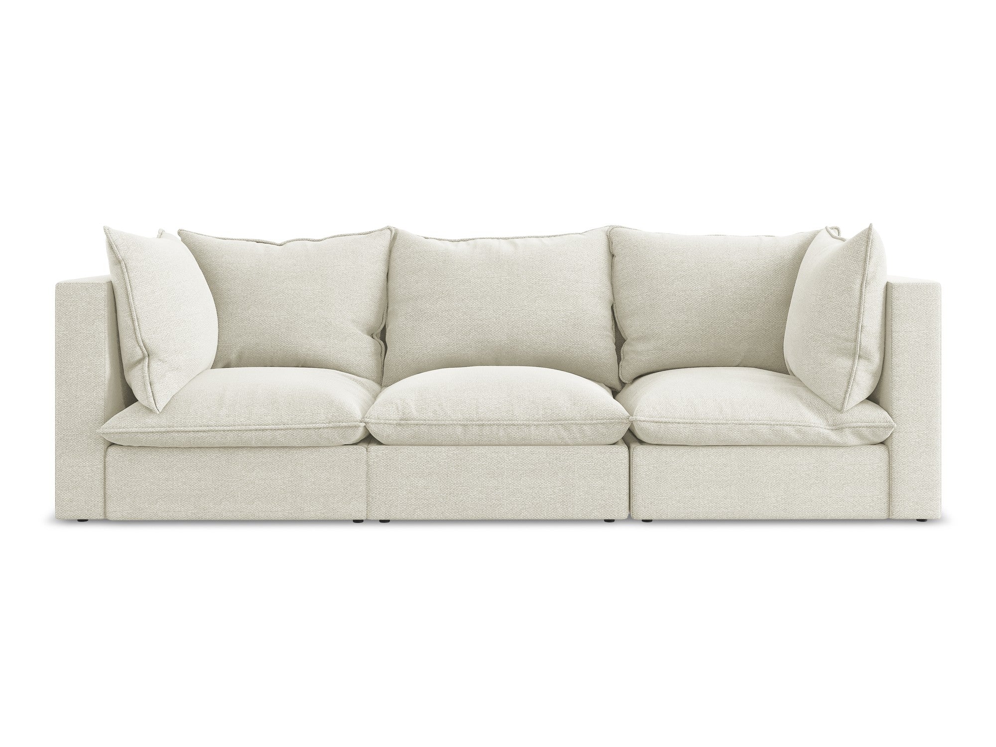 Sofa 3-osobowa MANAO piaskowy boucle