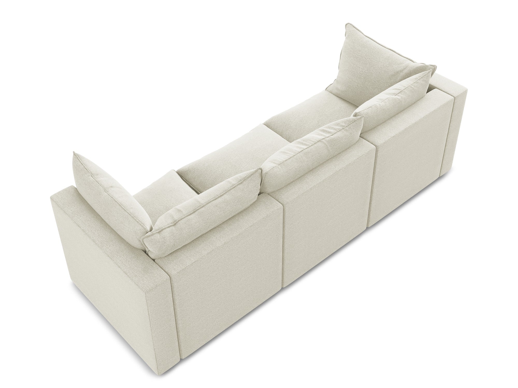 Sofa 3-osobowa MANAO piaskowy boucle