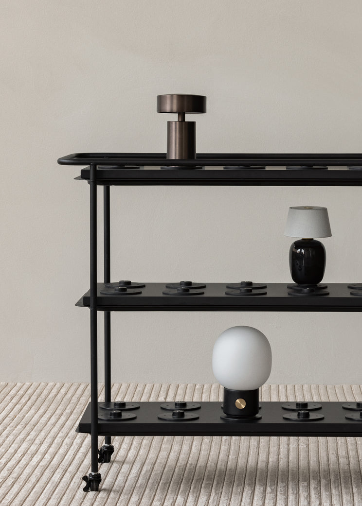 Lampa przenośna COLUMN brązowe aluminium