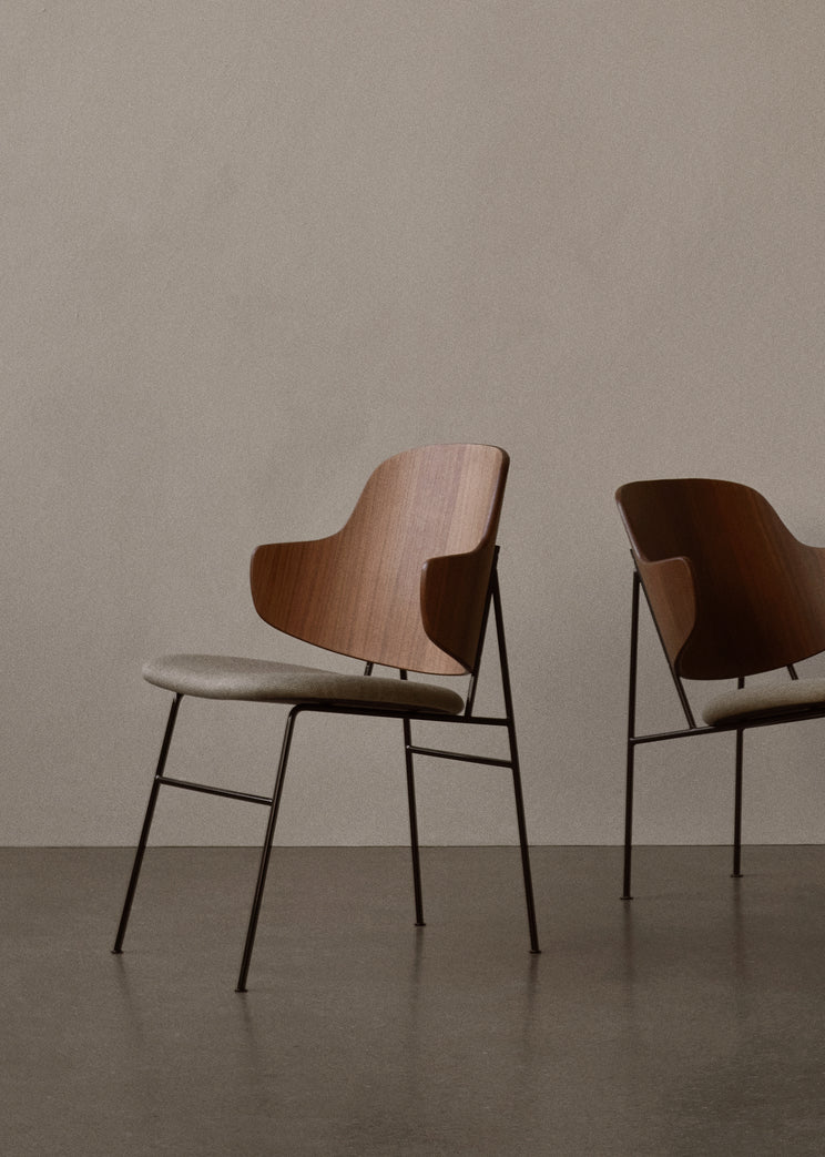 PENGUIN Armchair brown leather