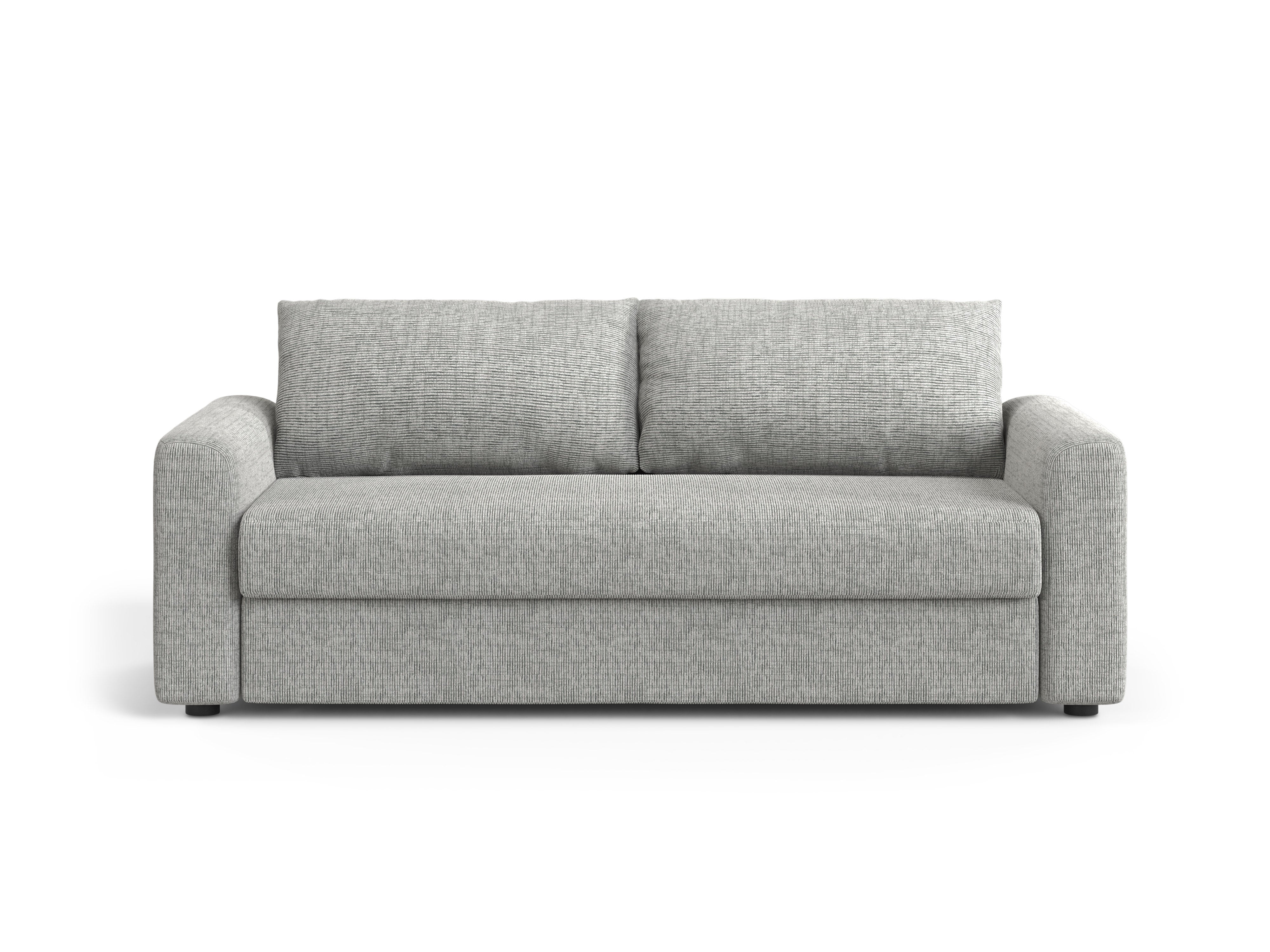Sofa 3-osobowa z funkcją spania DAVID ciepły szary melanż