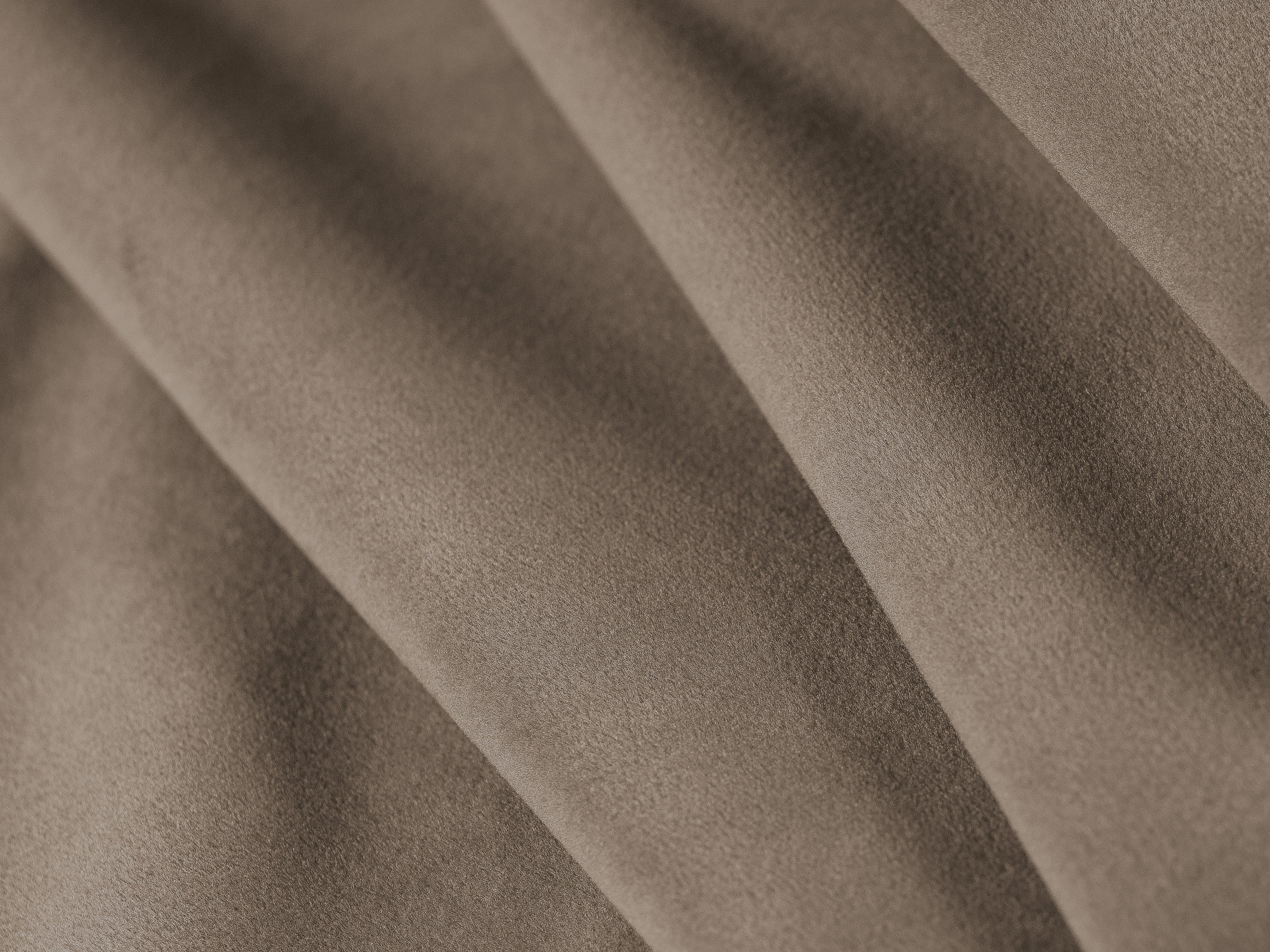 Sofa modułowa aksamitna BLOOM - element lewostronny jasnobrązowy