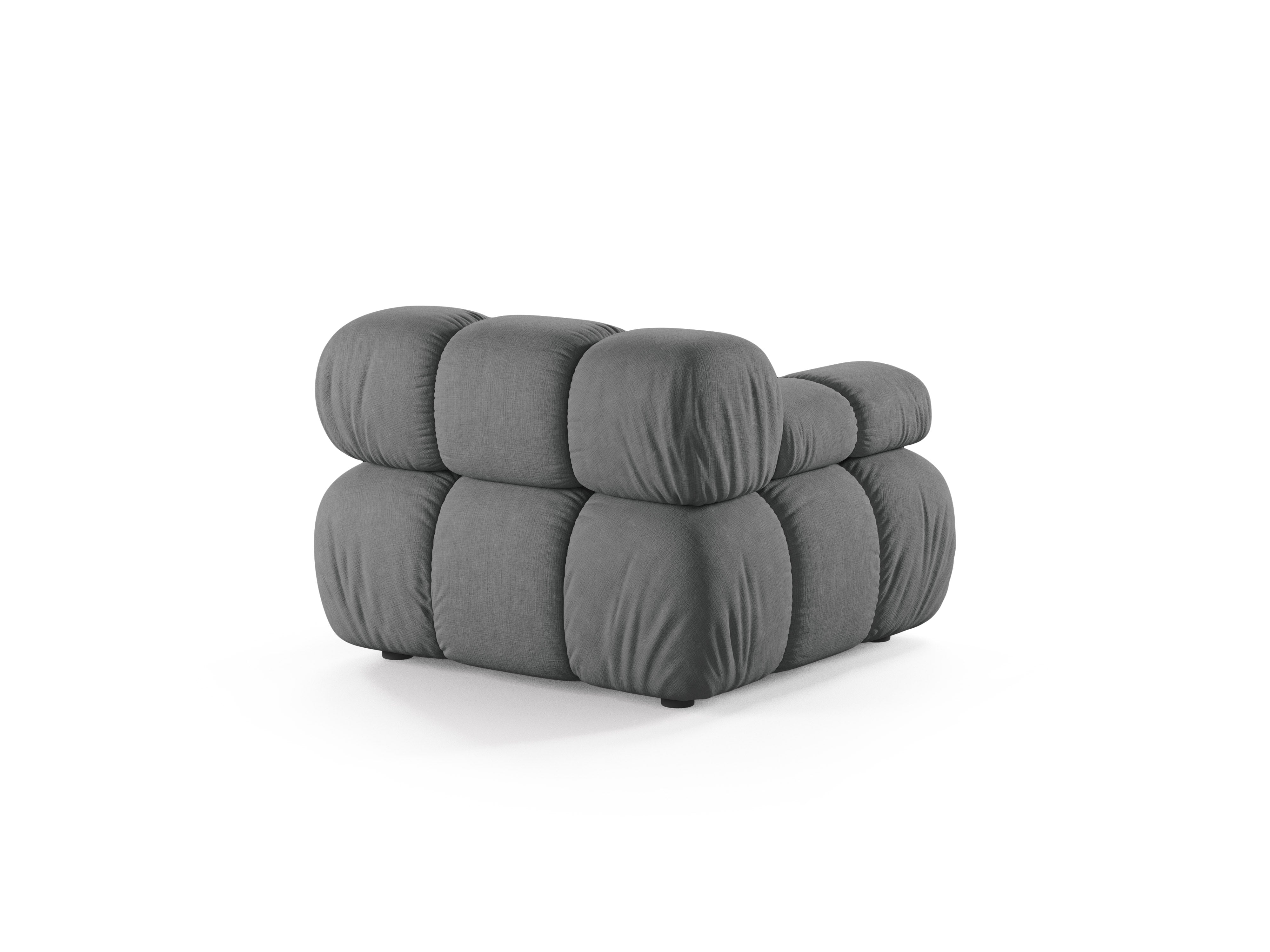 Sofa modułowa BELLIS - moduł lewostronny szary
