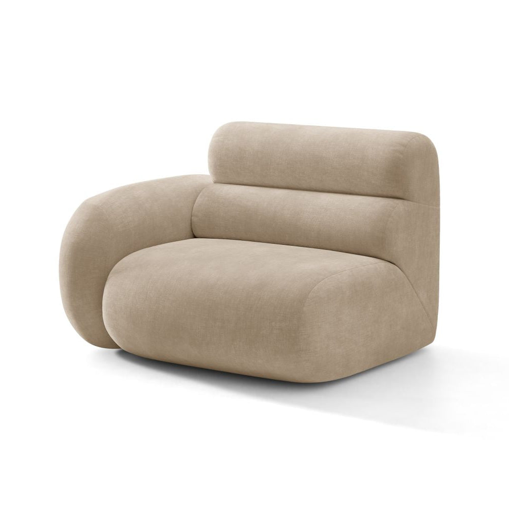 Sofa modułowa NEO - moduł lewostronny beżowy szenil