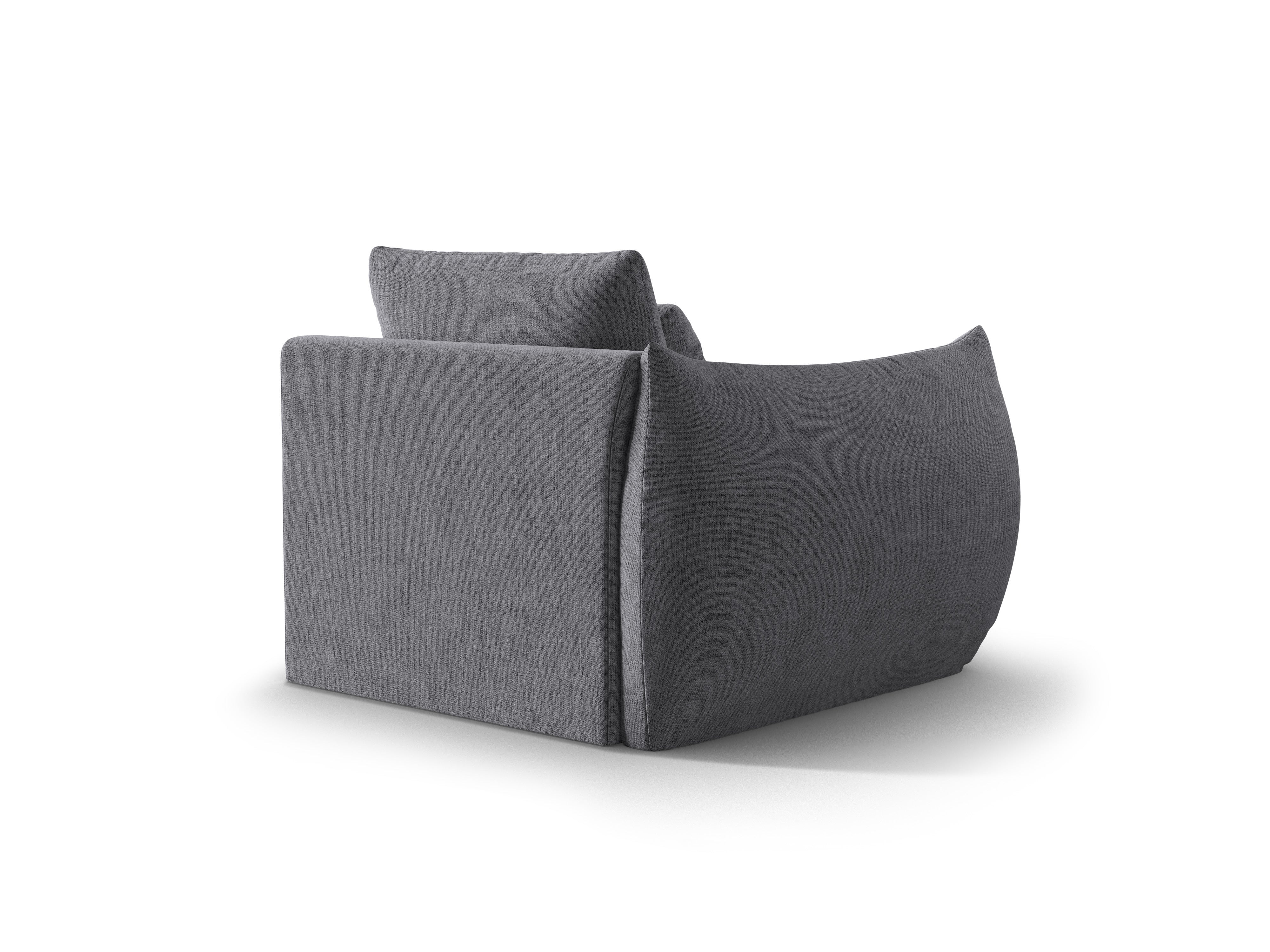 Sofa modułowa BLOOM - element lewostronny szary szenil