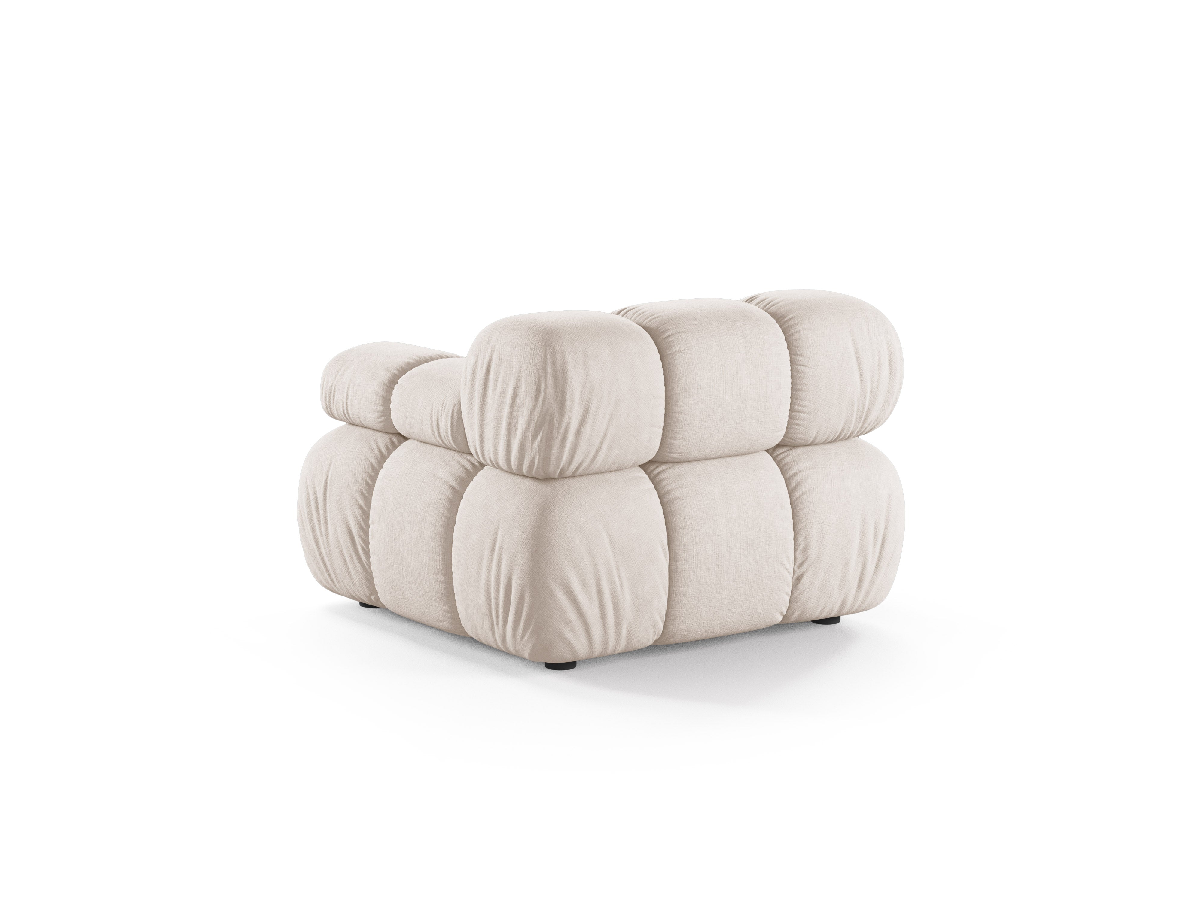 Sofa modułowa BELLIS - moduł prawostronny beżowy