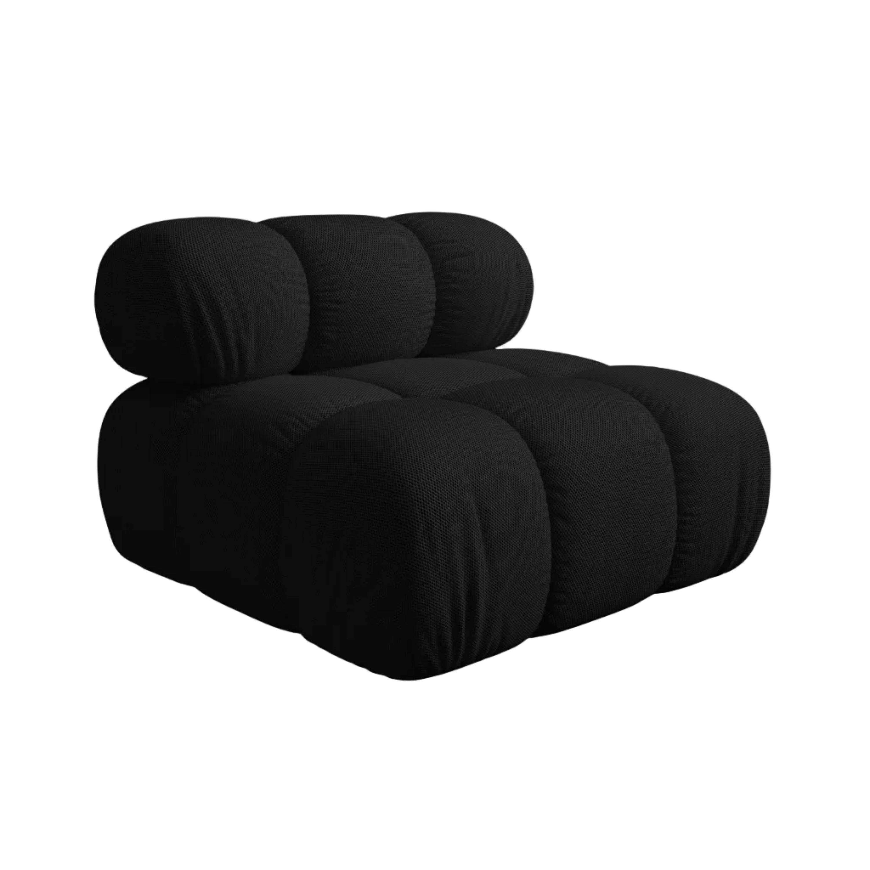 Fotel / moduł BELLIS czarna tkanina 3D