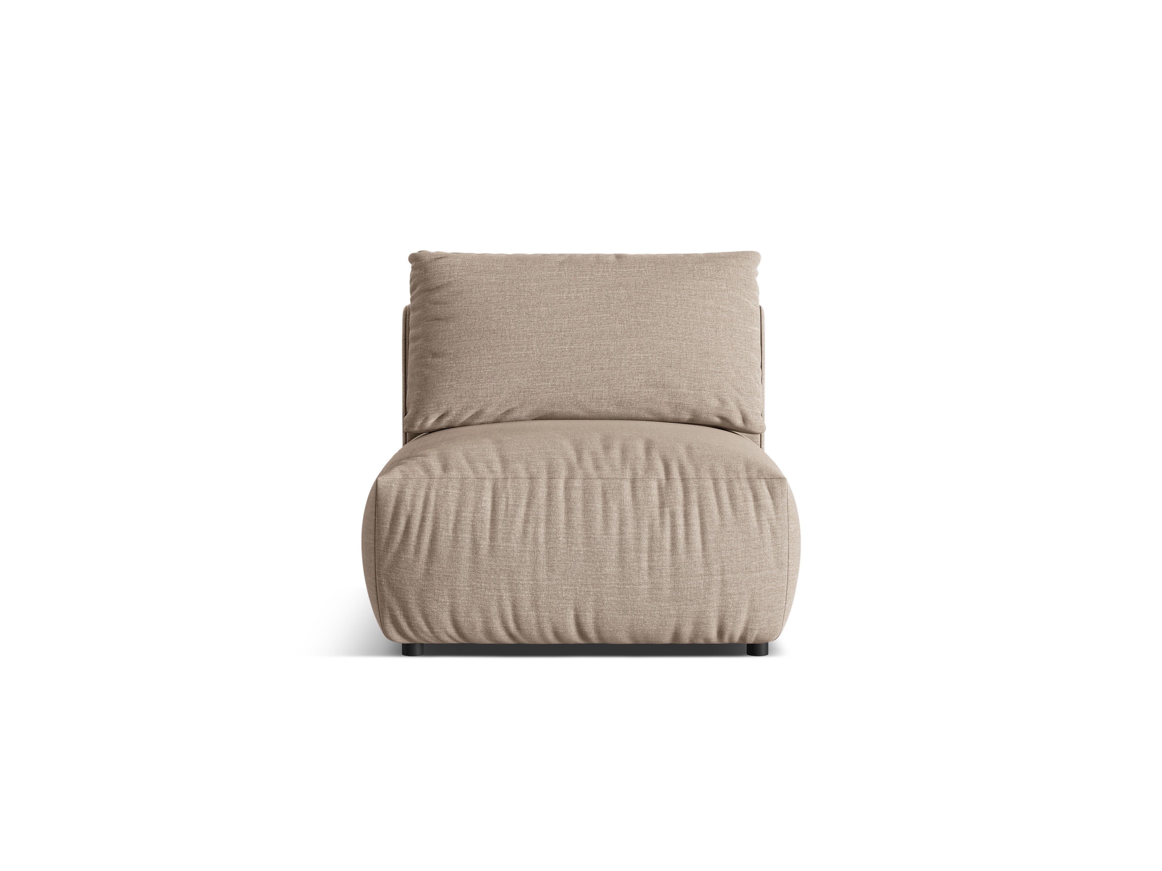 Sofa modułowa CHRIS - element środkowy piaskowy szenil