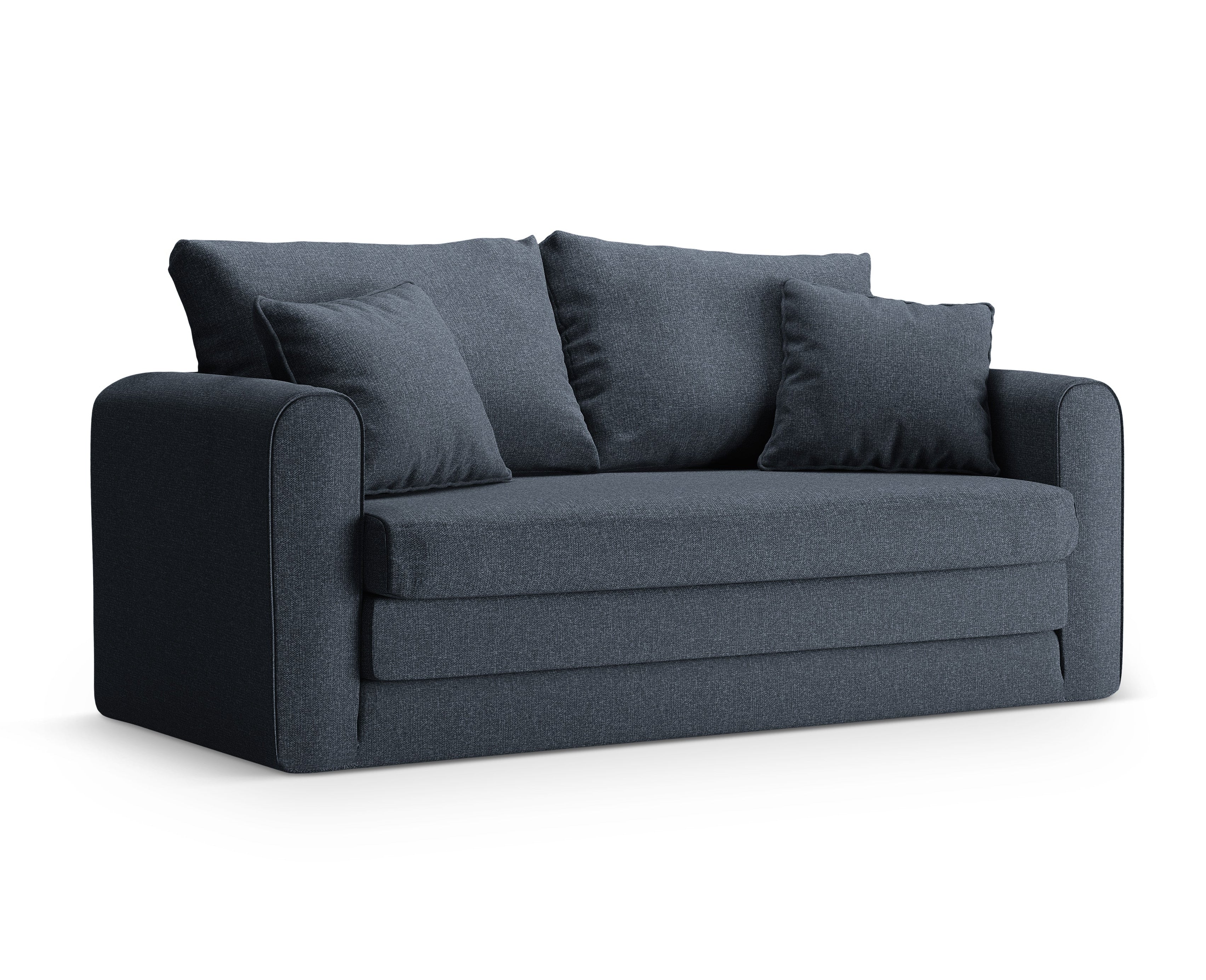 2-Seater Sofa with Sleeping Function LIDO Dark Blue
