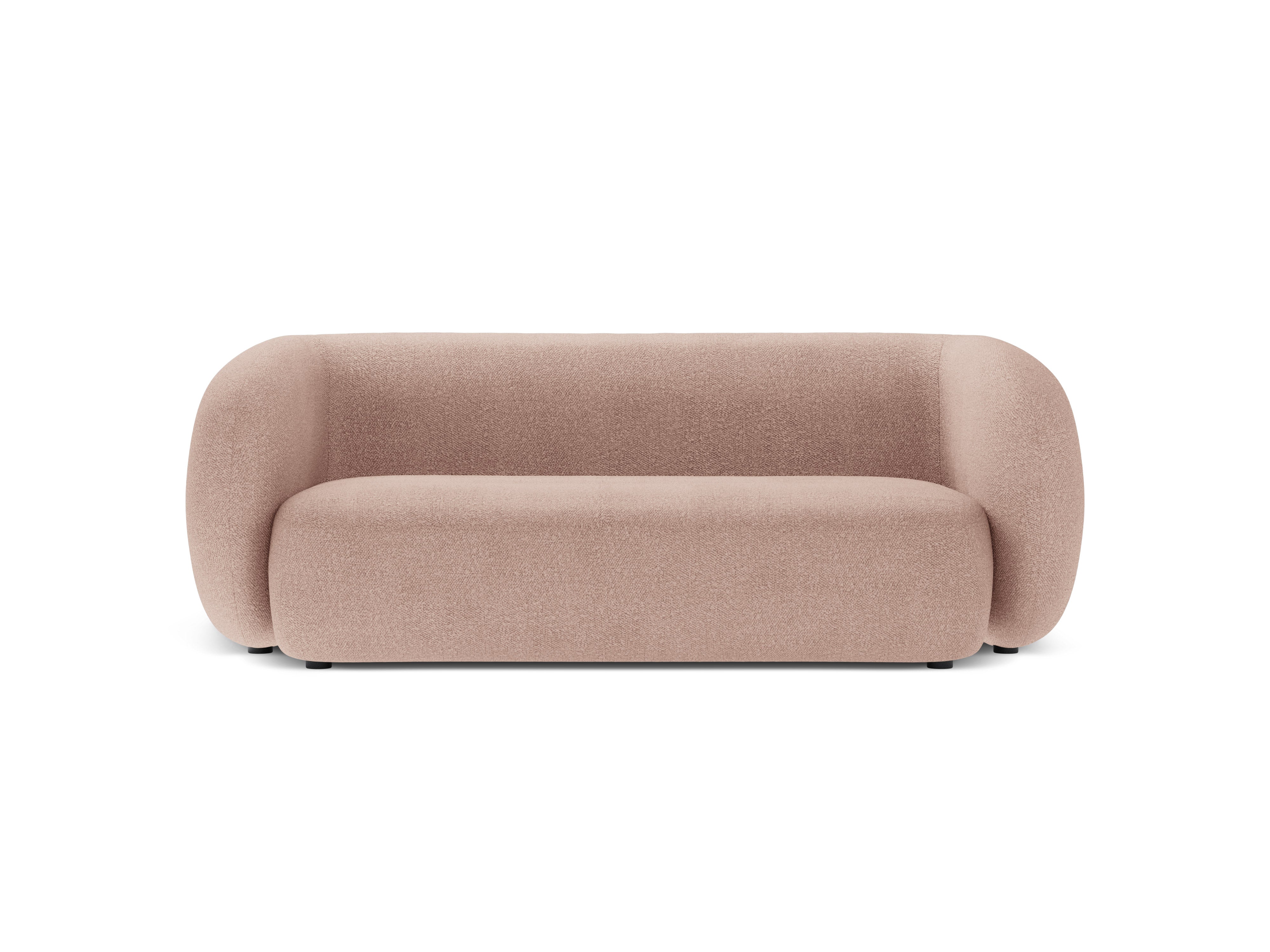 Sofa 2-osobowa KATE różowy boucle