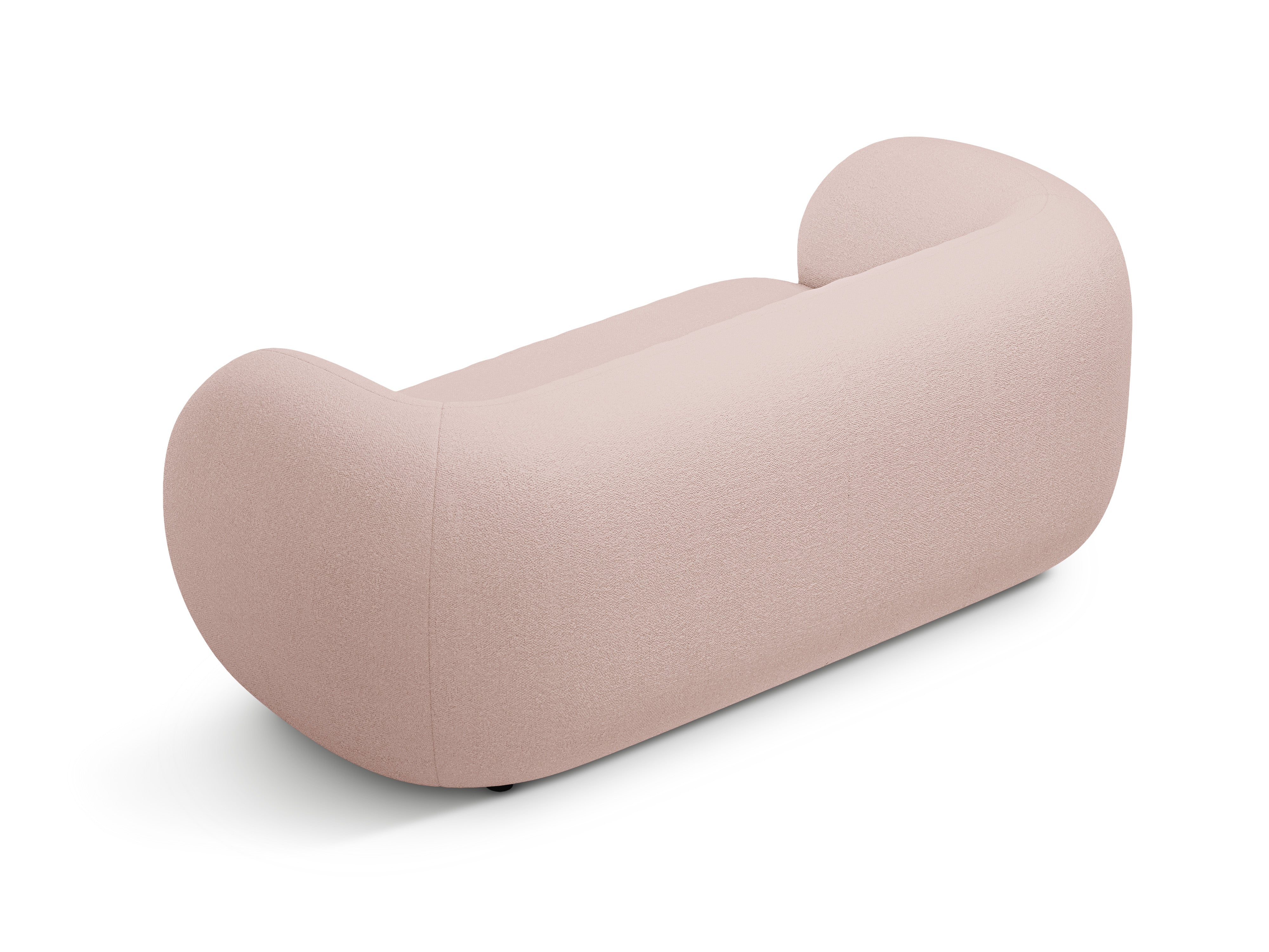 Sofa 2-osobowa KATE różowy boucle