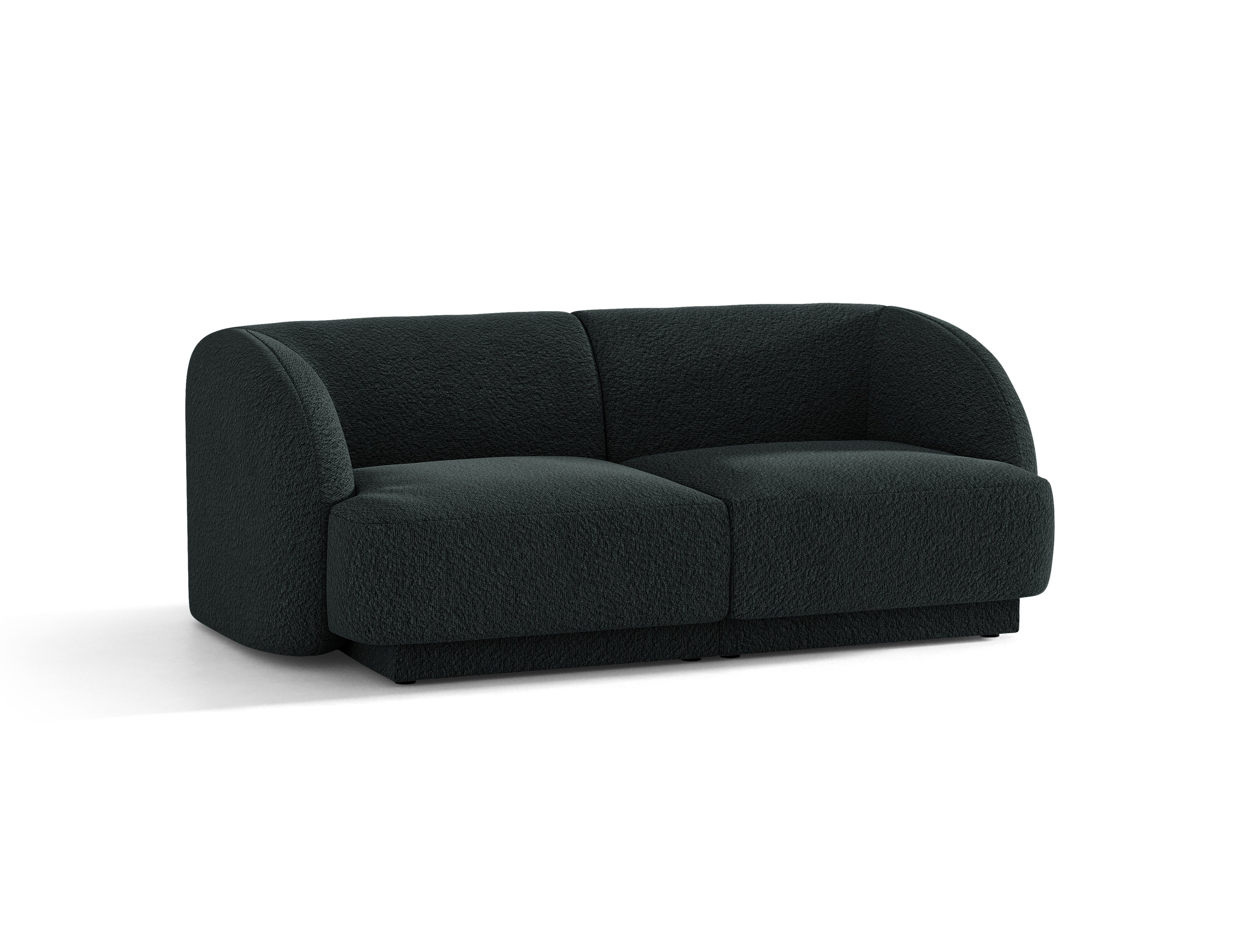 Sofa 2-osobowa MILEY czarny boucle