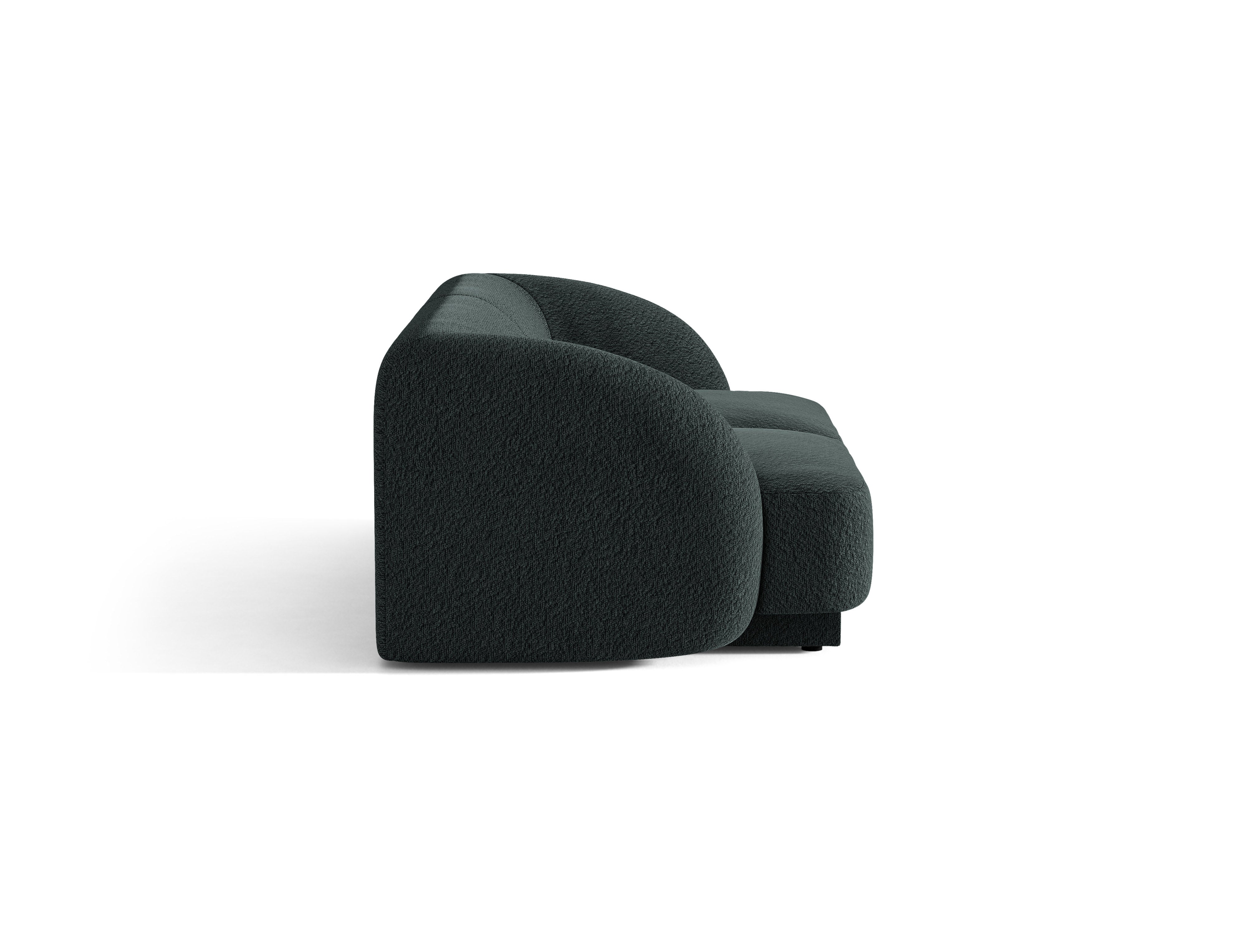 Sofa 2-osobowa MILEY czarny boucle