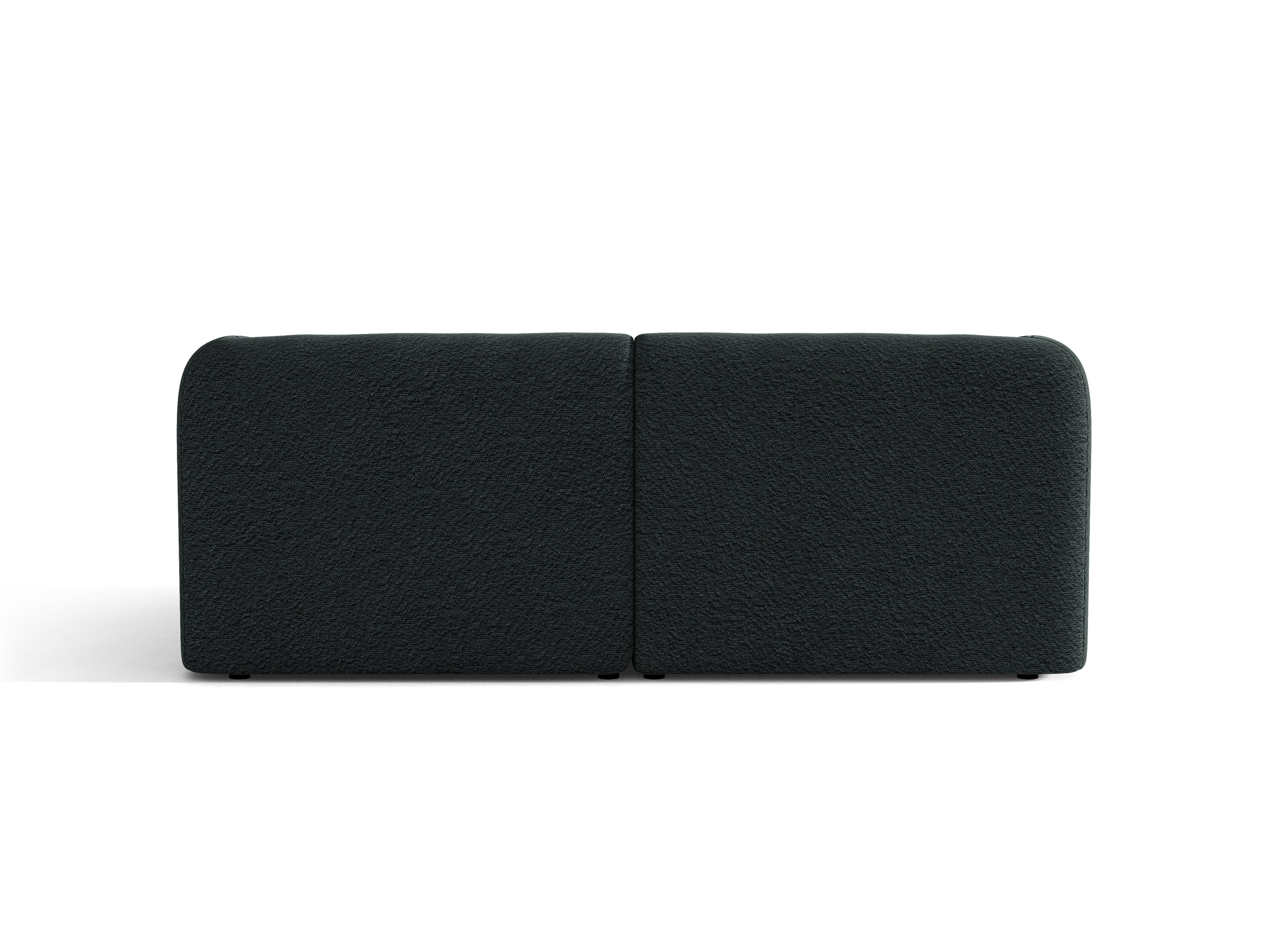 Sofa 2-osobowa MILEY czarny boucle