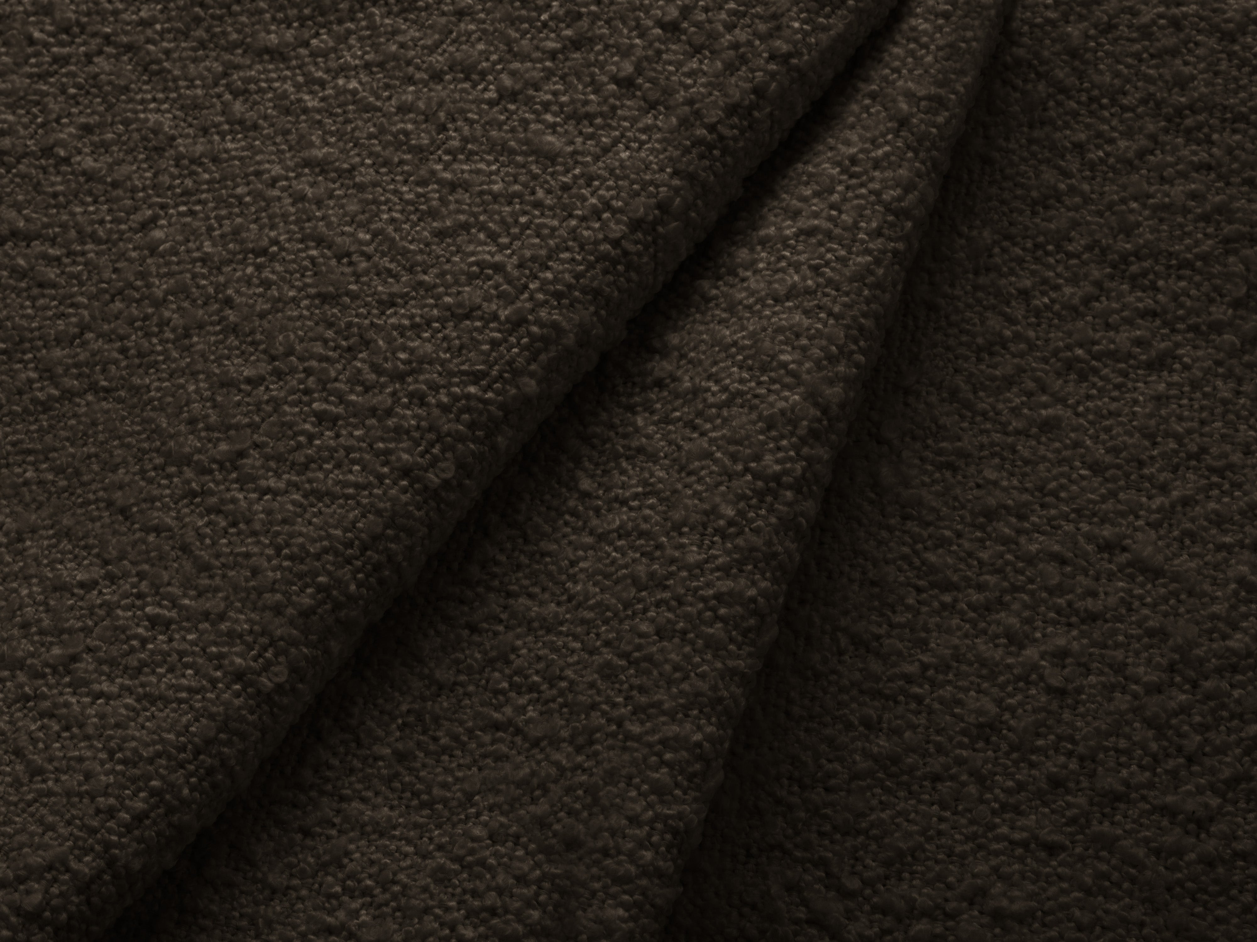 2-seater Sofa POPPY brown boucle