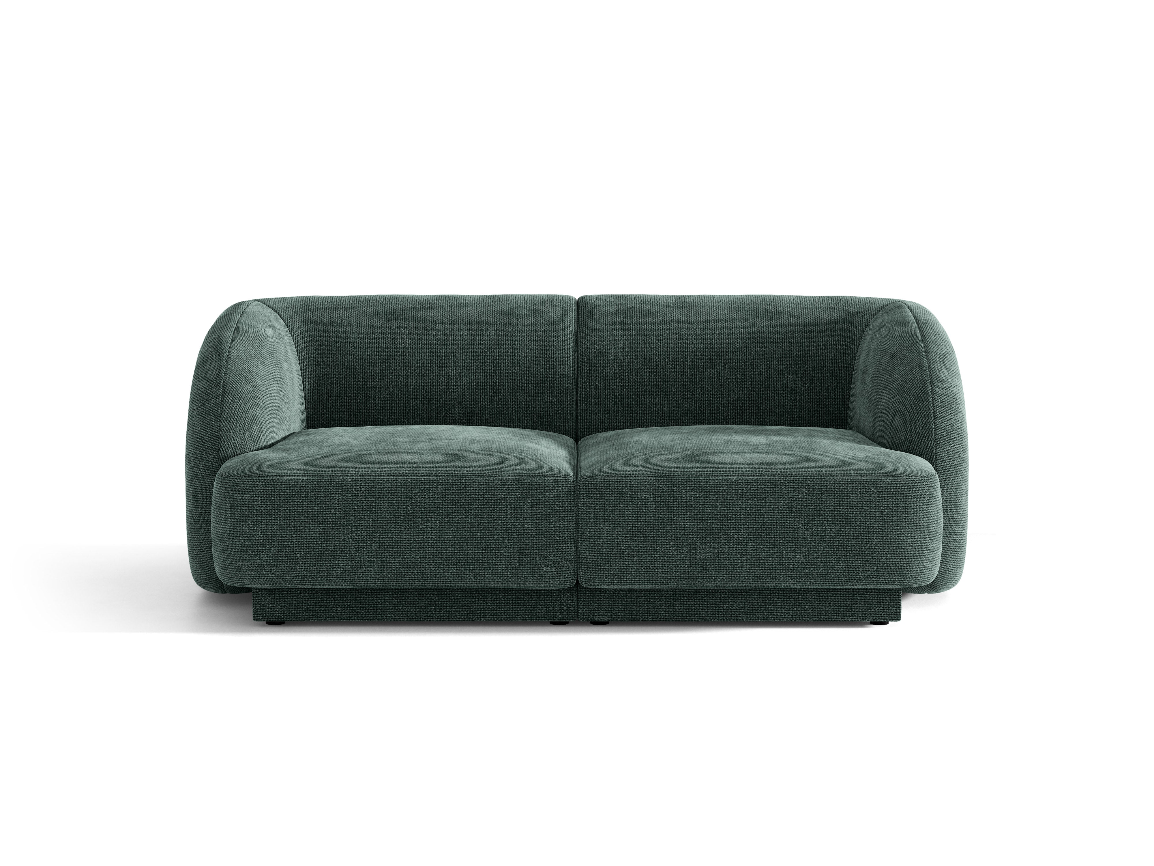 Sofa 2-osobowa MILEY petrol szenil jedwabisty – Micadoni