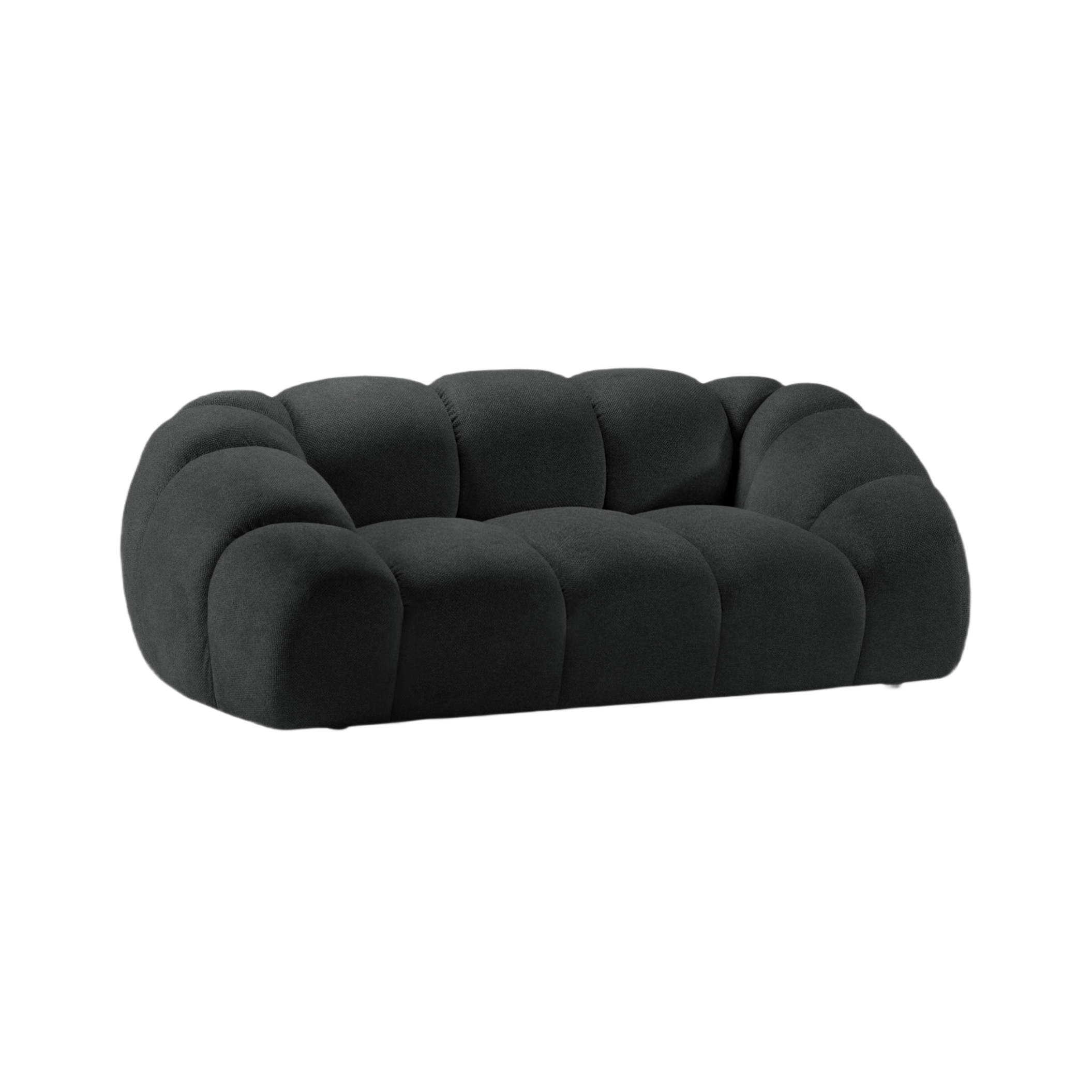 Sofa 2-osobowa DIANA antracytowy szenil