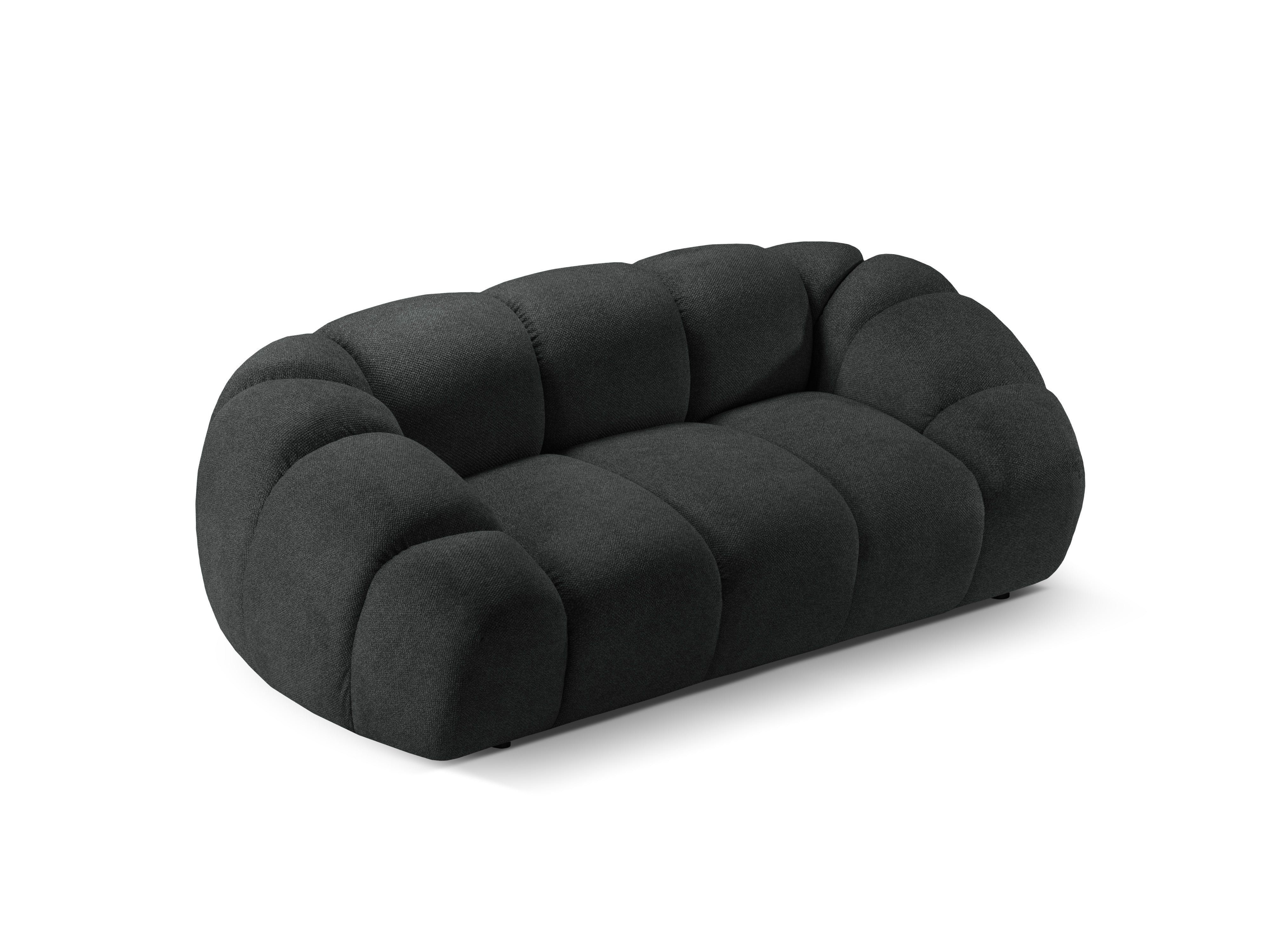 Sofa 2-osobowa DIANA antracytowy szenil