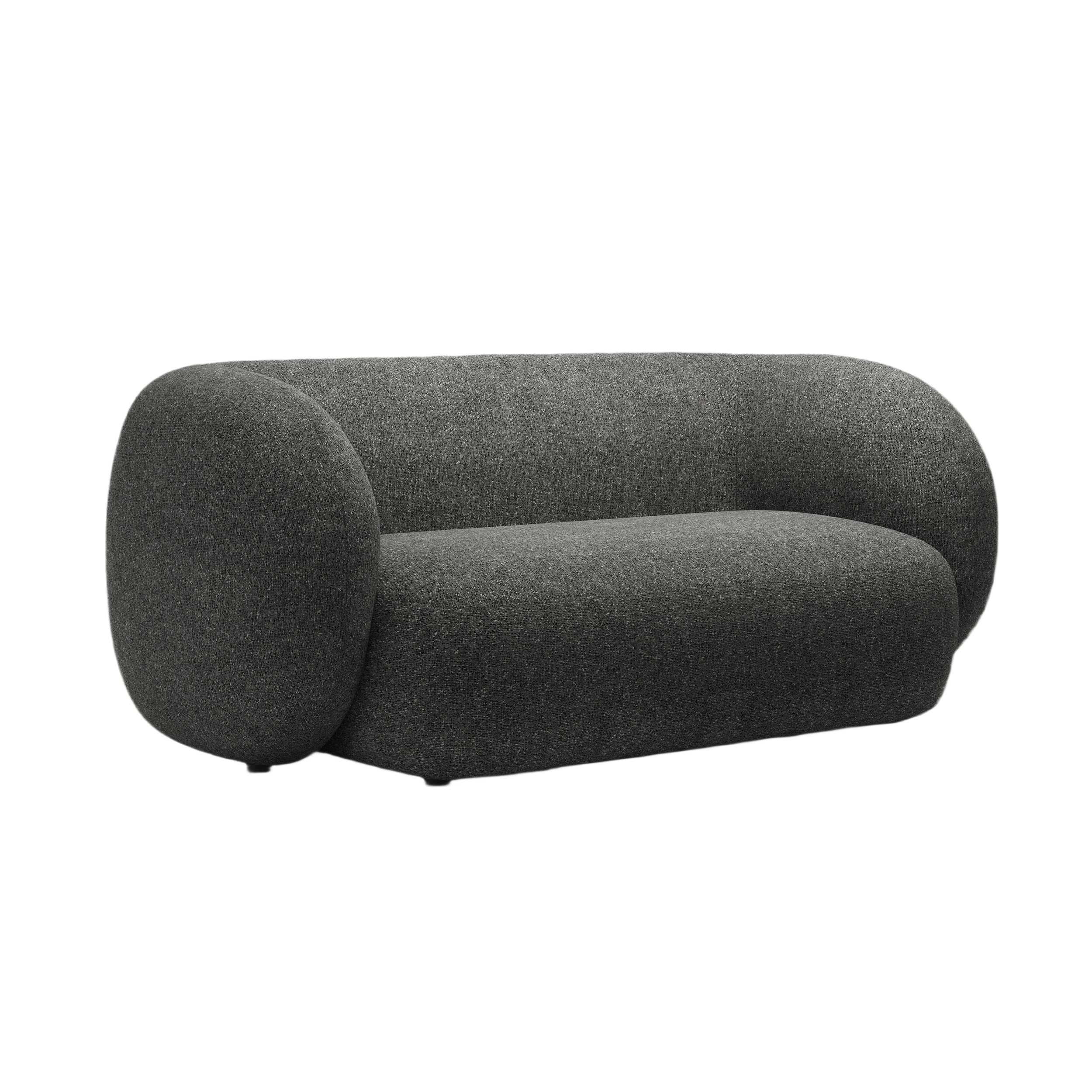 Sofa 2-osobowa KATE ciemnoszary melanż