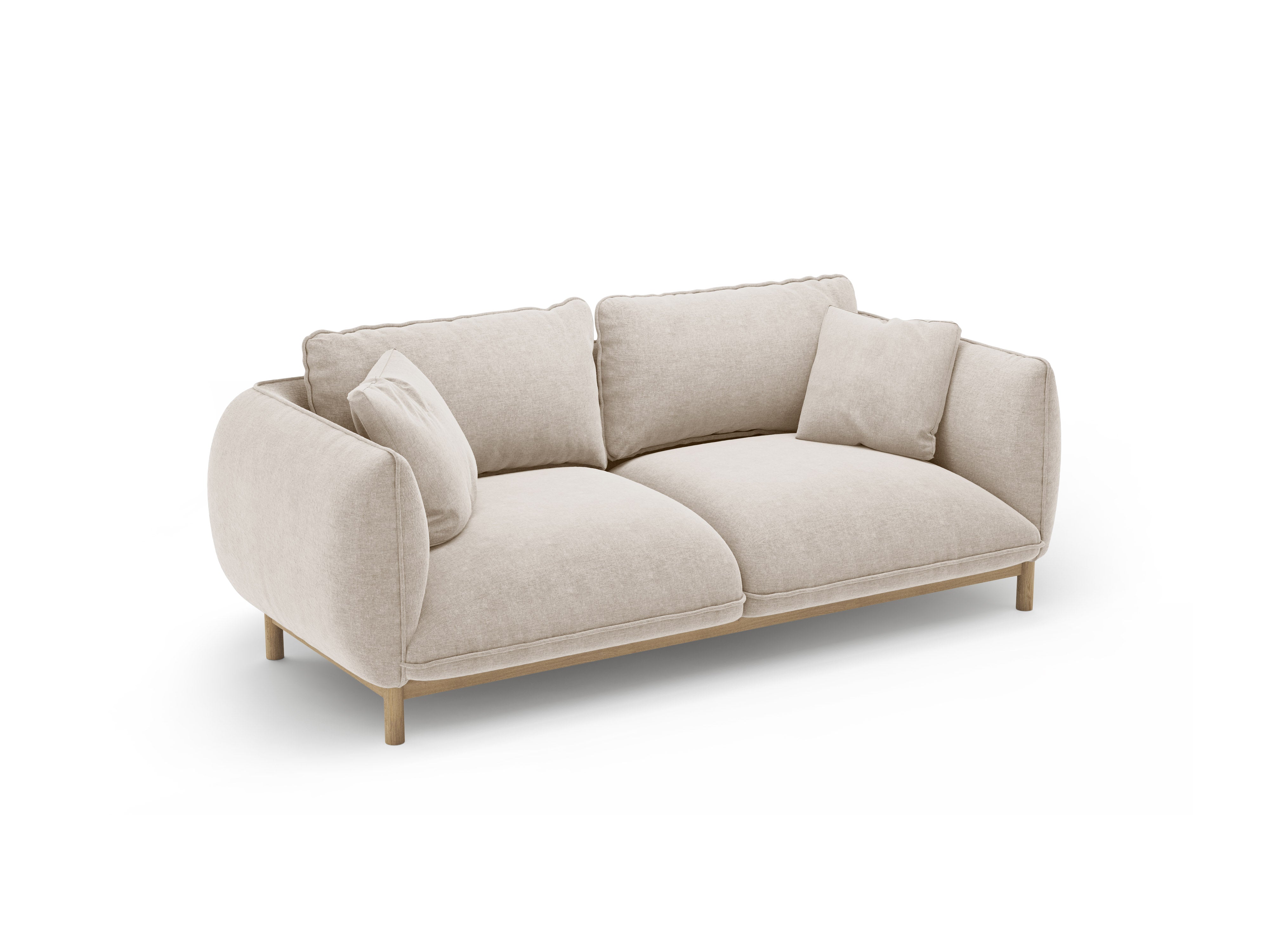 2-seater Sofa ADA light beige chenille