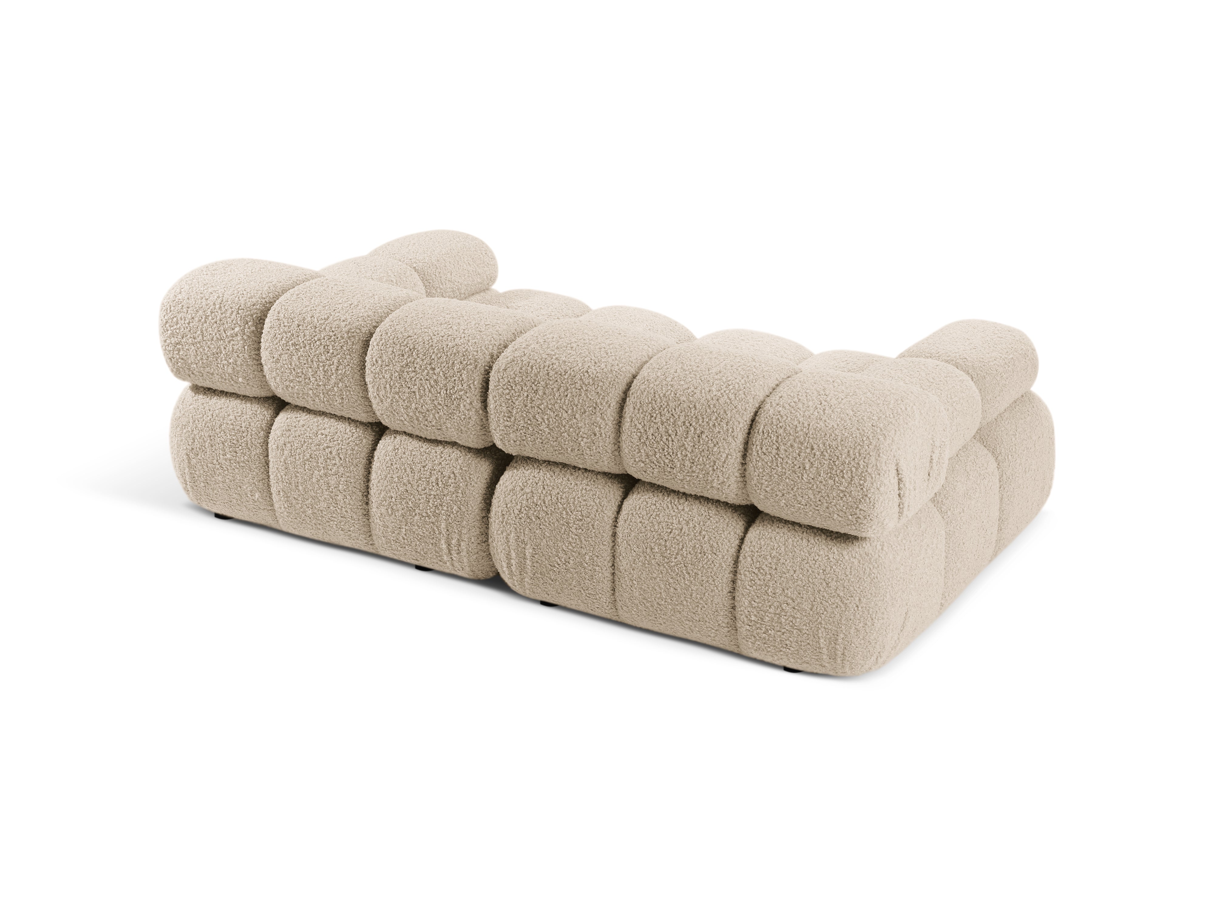 Sofa modułowa 2-osobowa BELLIS beżowy boucle