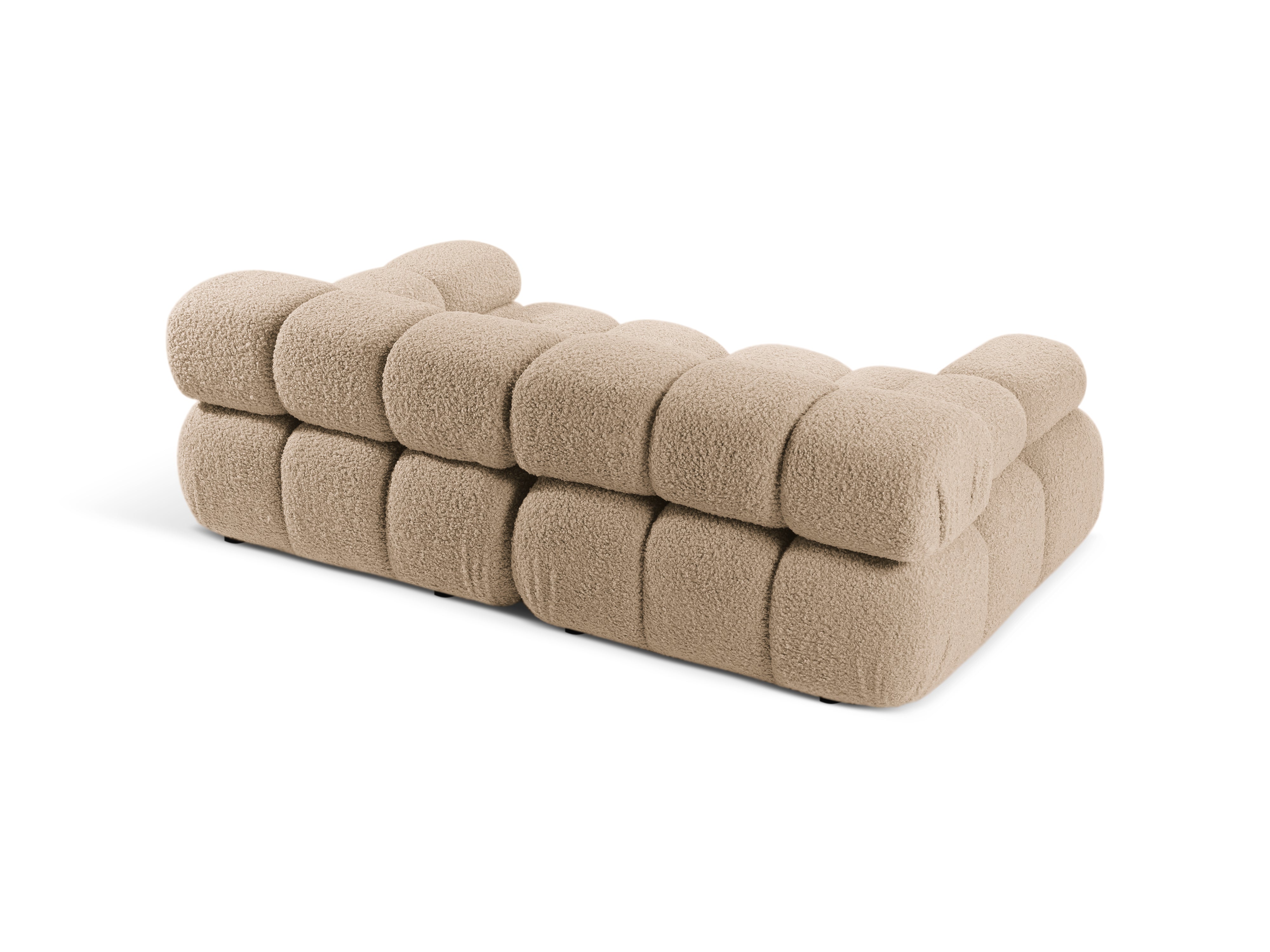 Sofa modułowa 2-osobowa BELLIS piaskowy boucle