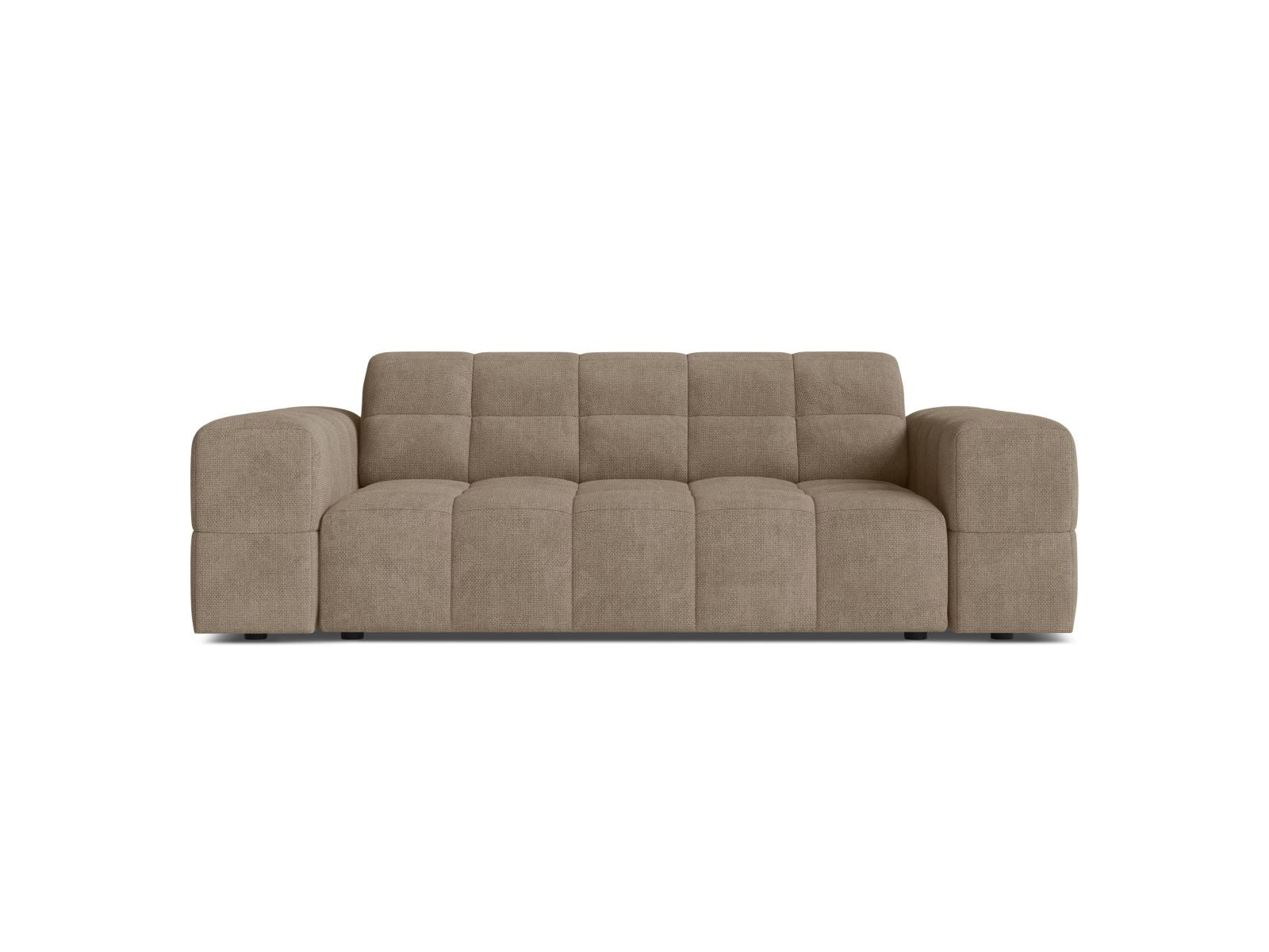 Sofa 2-osobowa JENNIFER ciemnobeżowy szenil – Micadoni