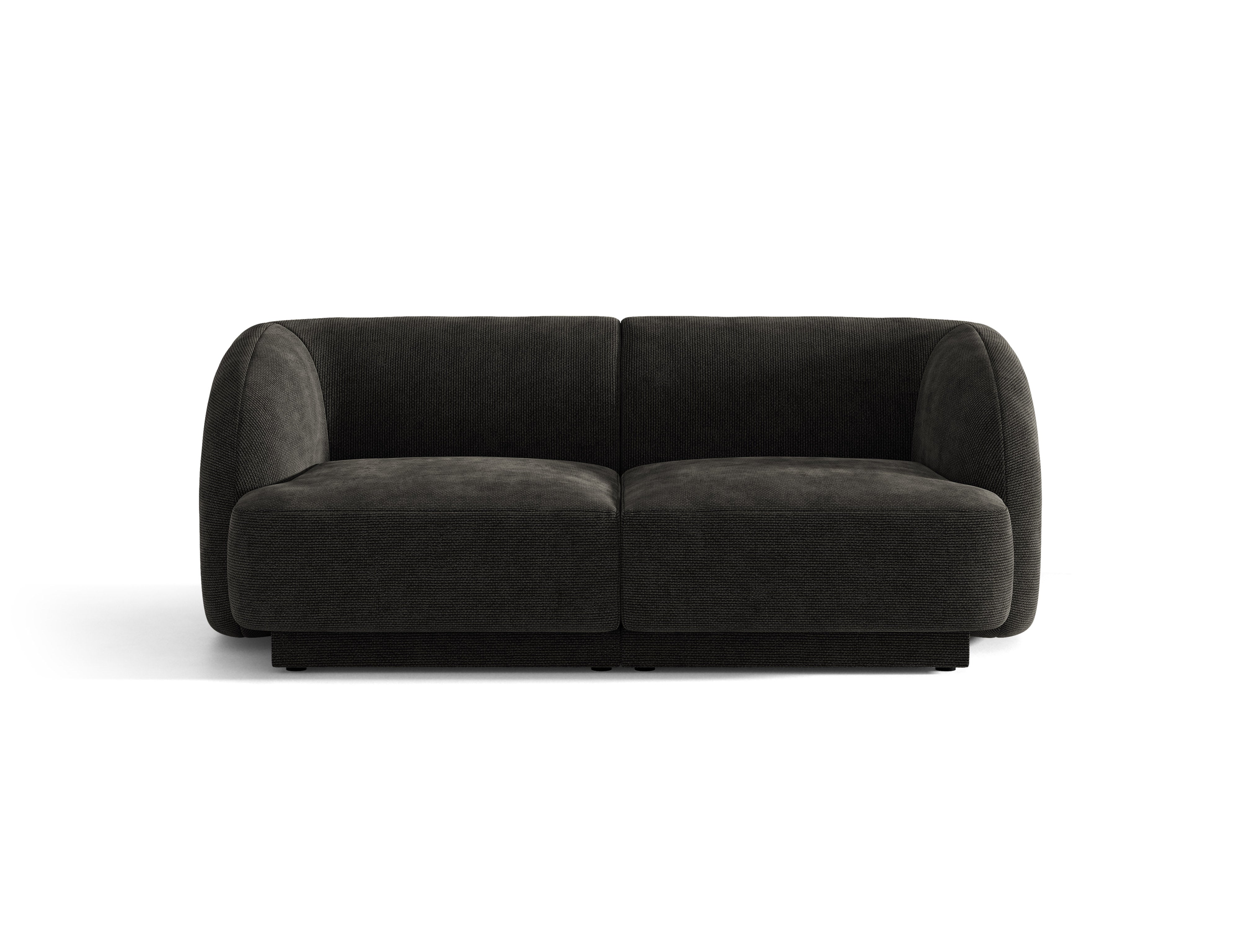 Sofa 2-osobowa MILEY czarny szenil