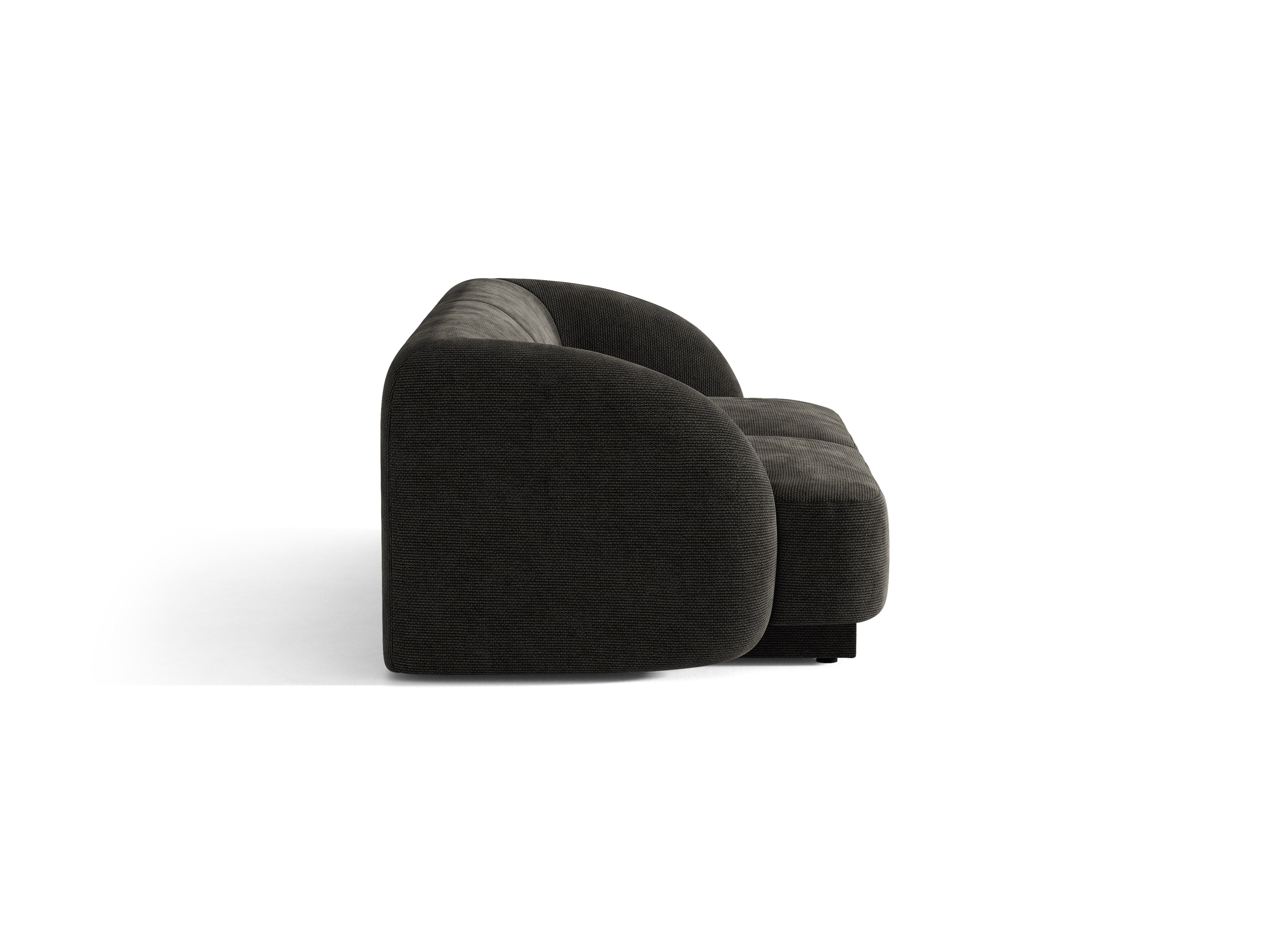 Sofa 2-osobowa MILEY czarny szenil