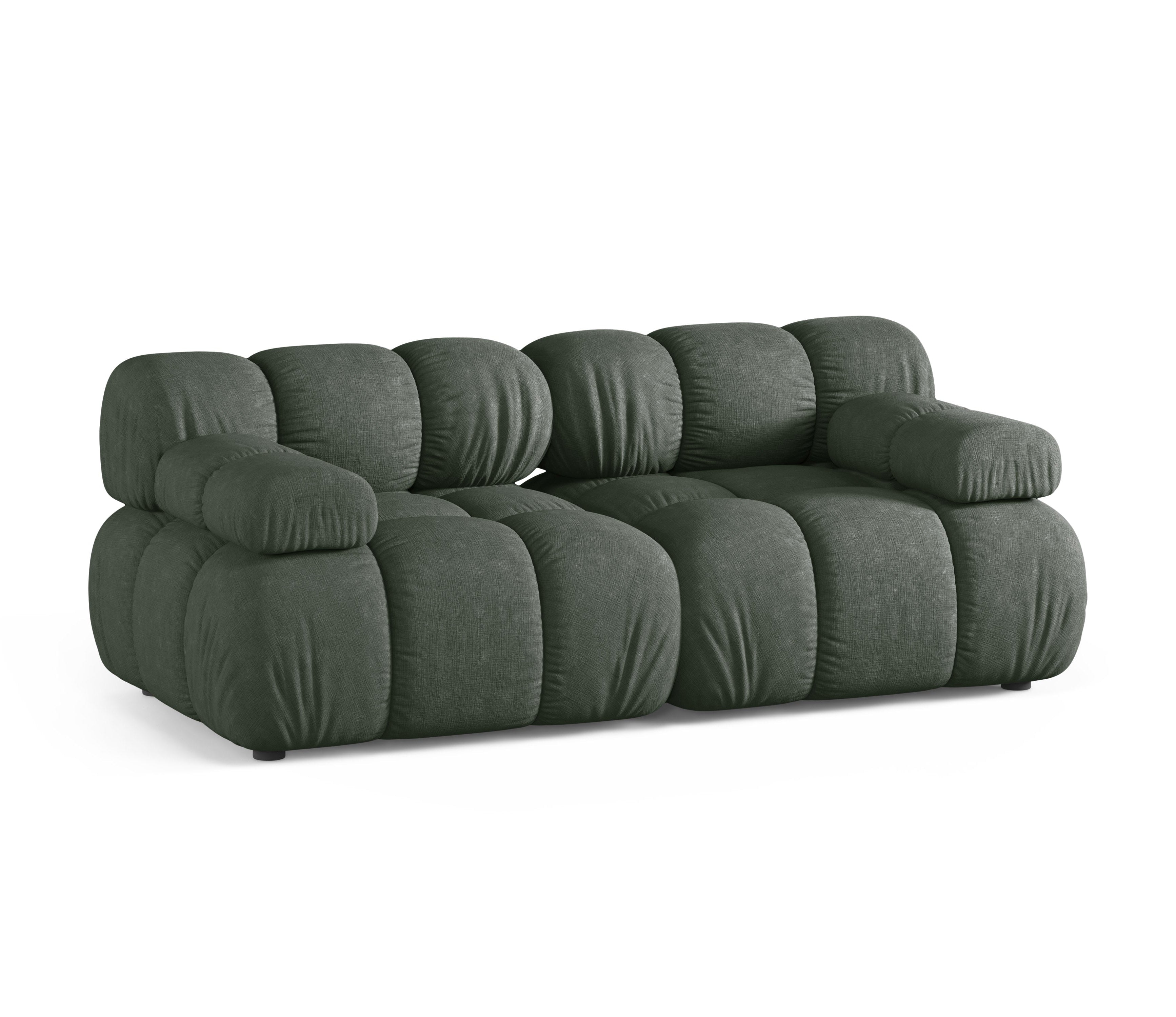 Sofa modułowa 2-osobowa BELLIS ciemnozielony