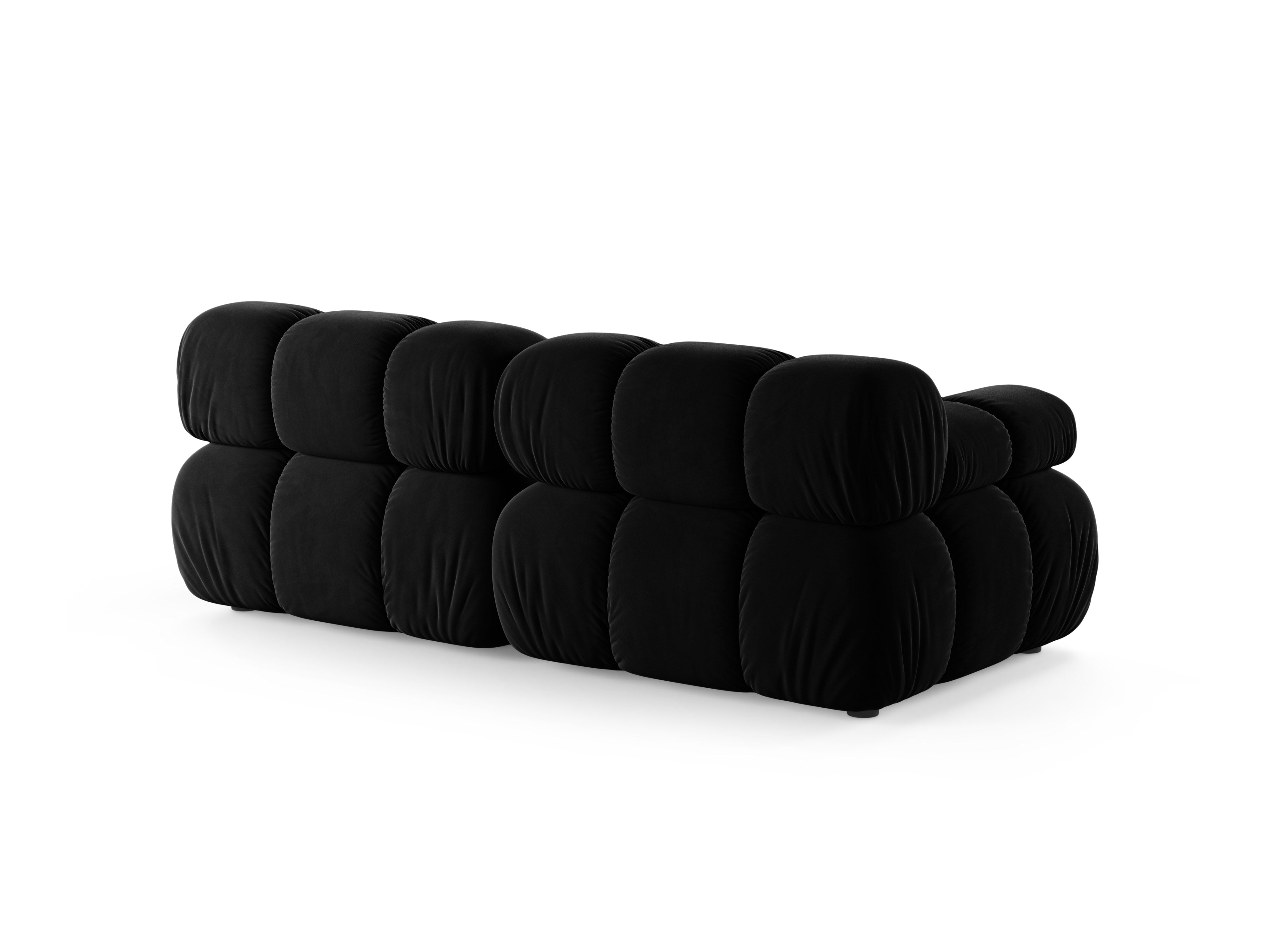 Sofa modułowa 2-osobowa BELLIS czarny welur