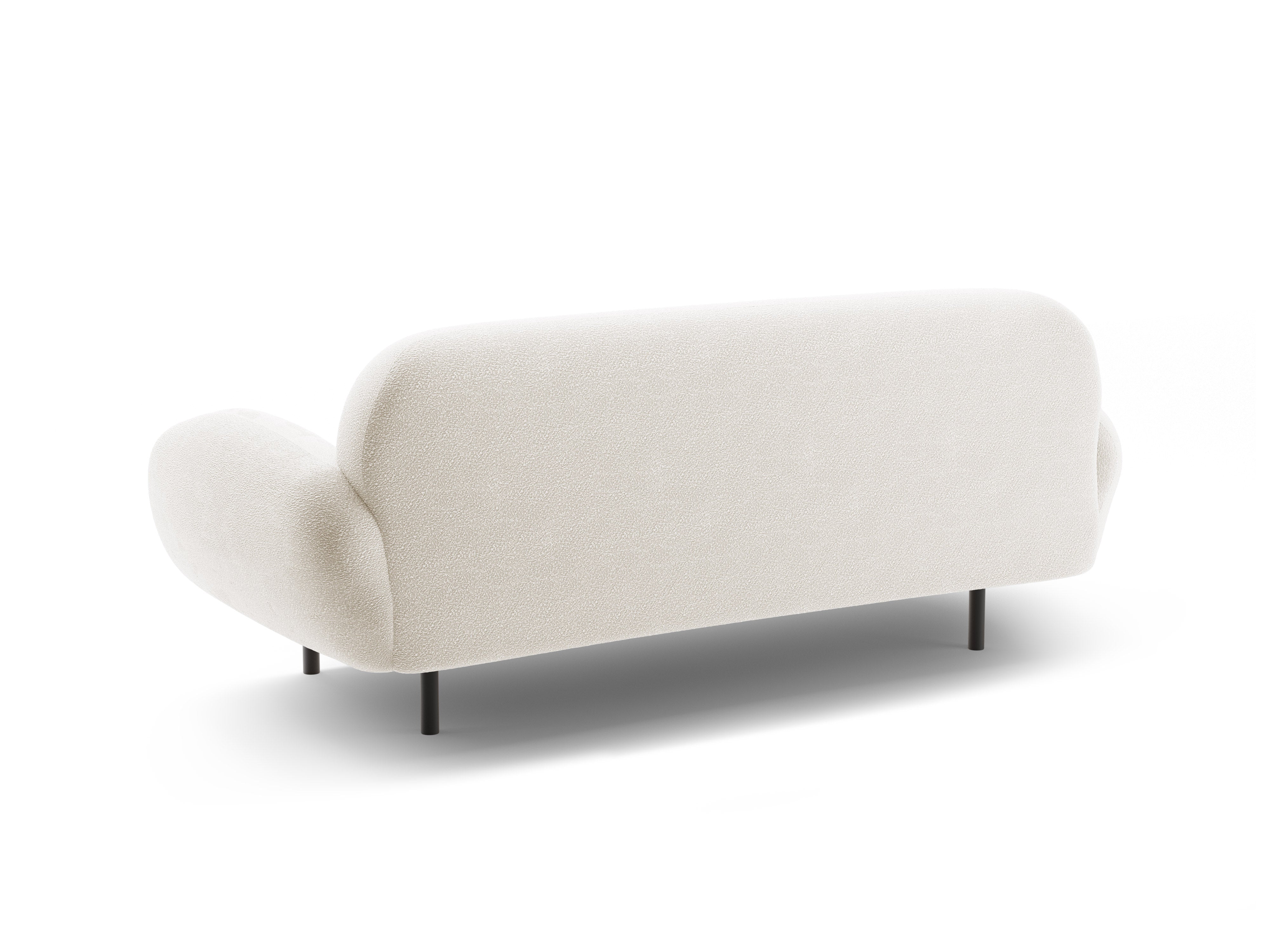 2.5-seater Sofa POPPY white boucle