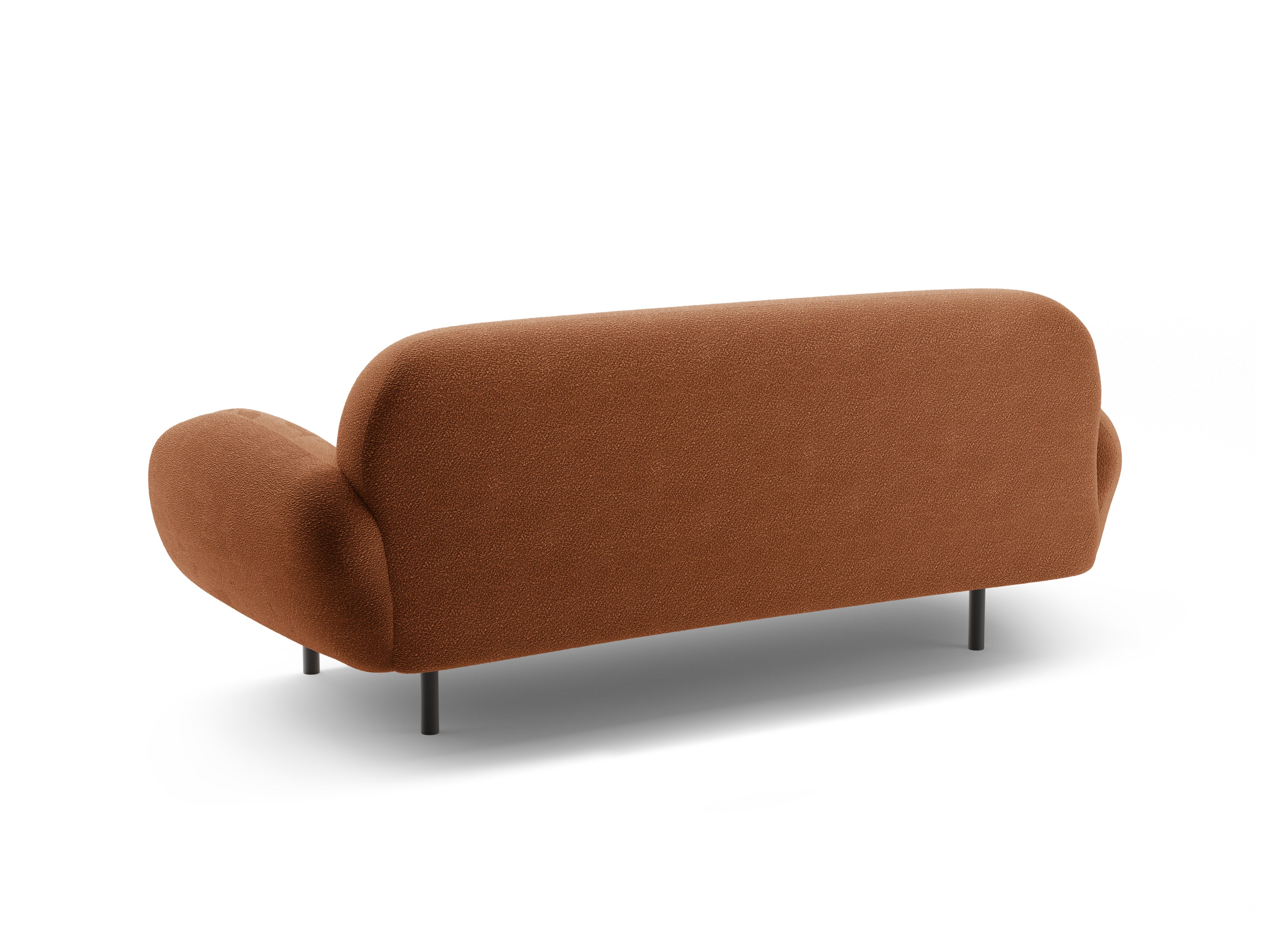 Sofa 2,5-sitzige POPPY terracotta Boucle