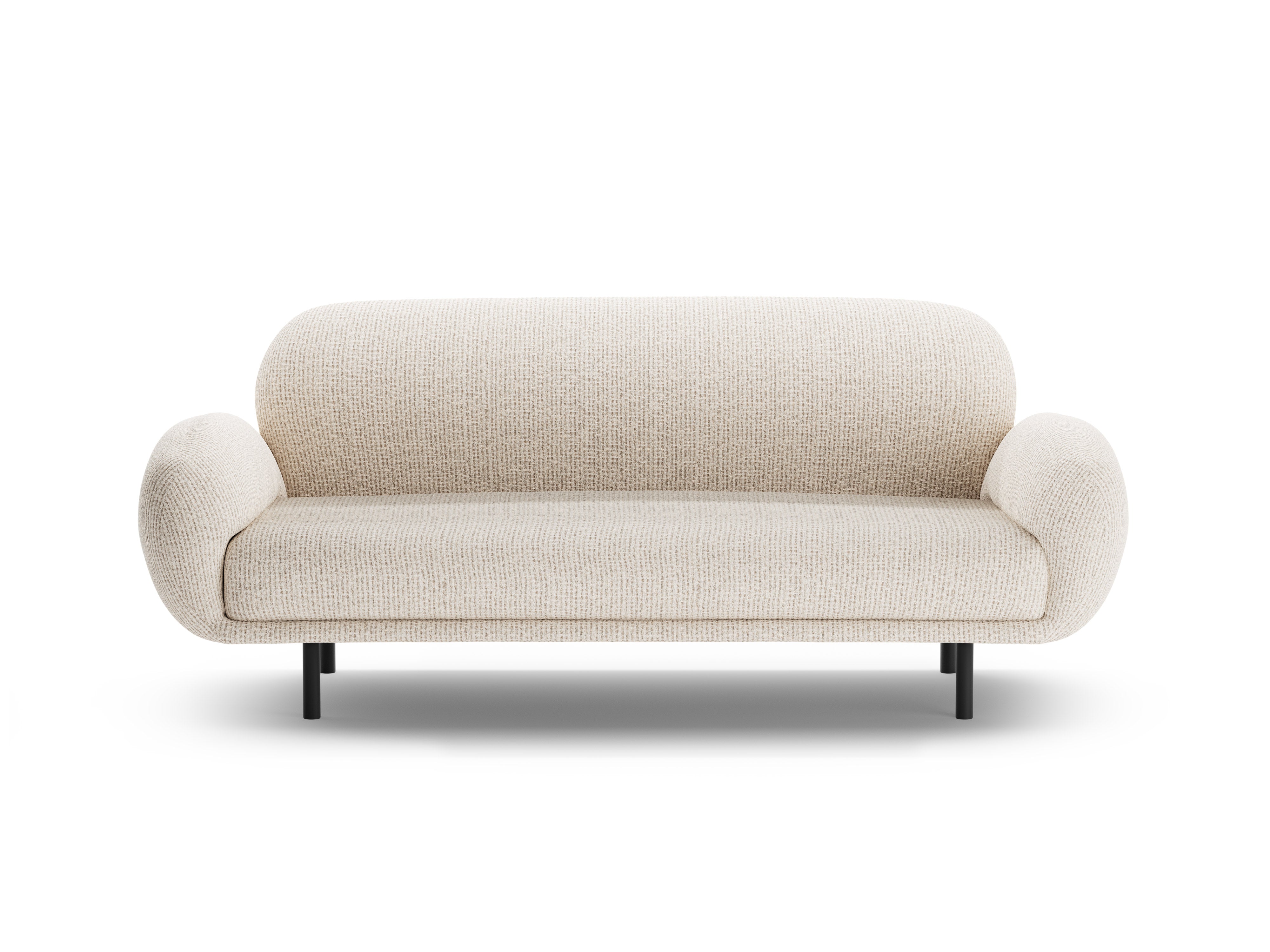Sofa 2,5-sitzig POPPY hellbeige Chenille