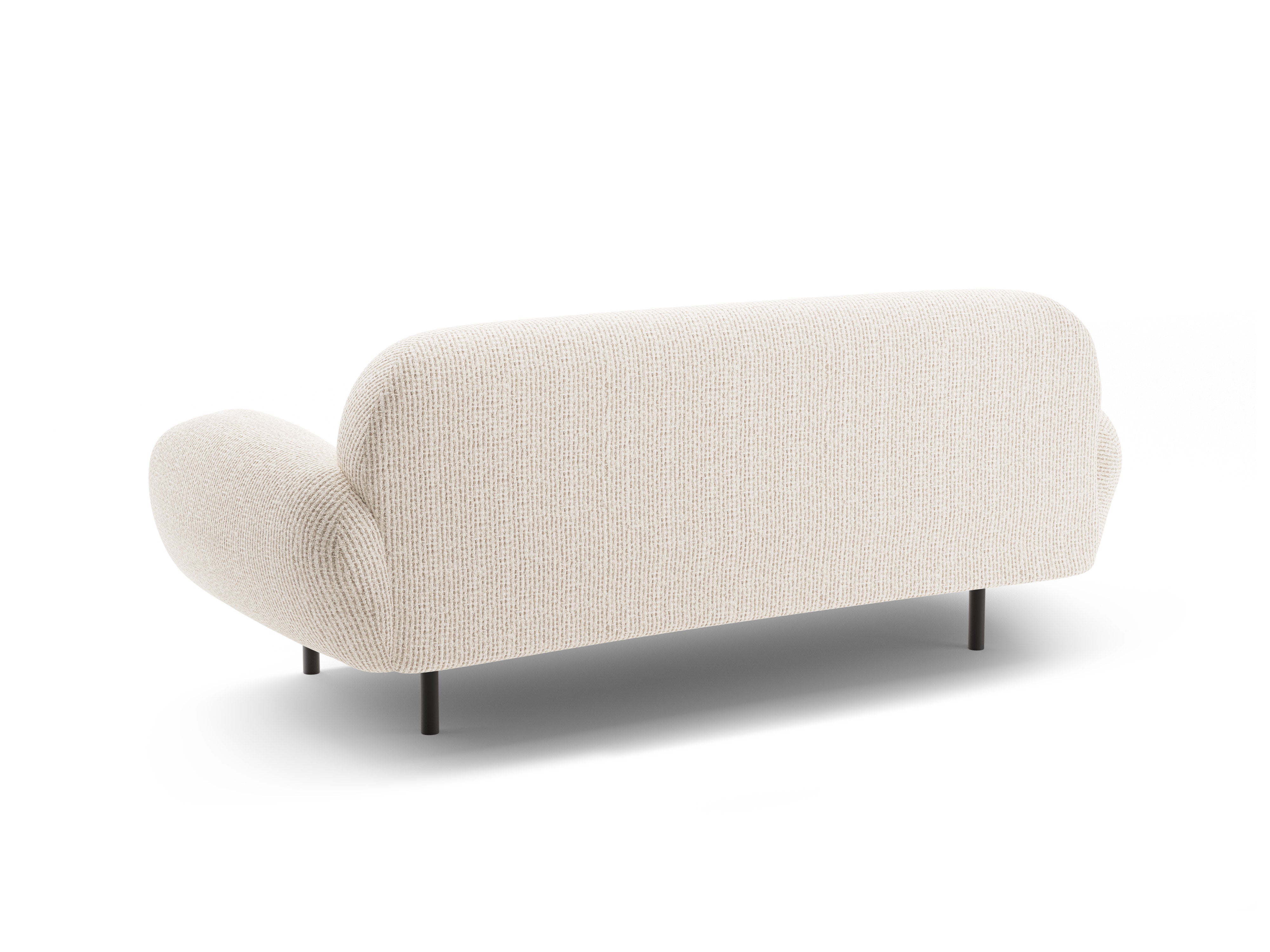 Sofa 2,5-sitzig POPPY hellbeige Chenille