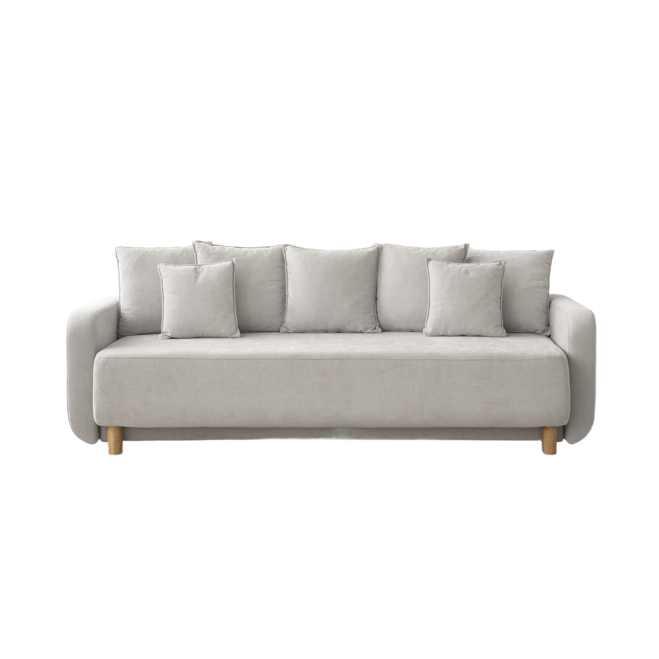 Sofa mit Schlaffunktion ELEN beige Chenille