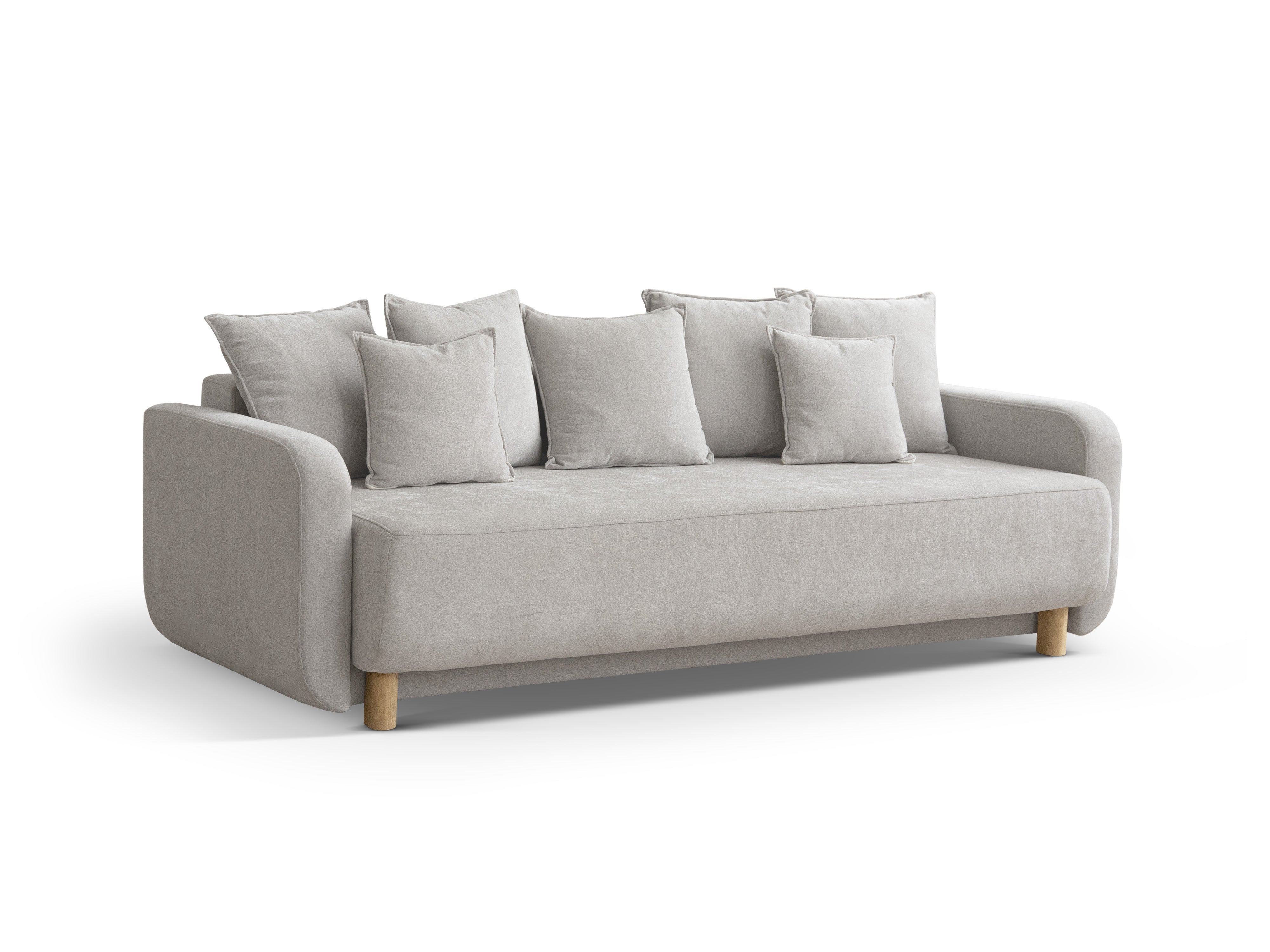 Sofa mit Schlaffunktion ELEN beige Chenille